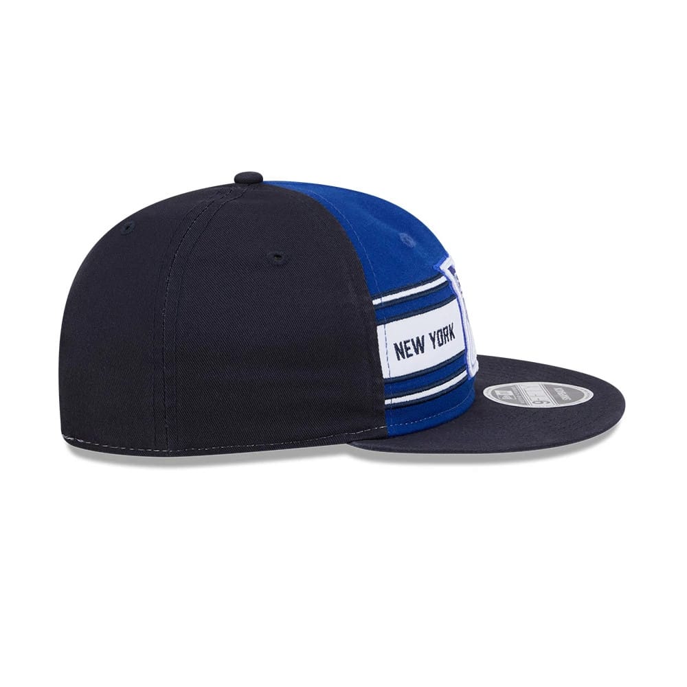 New York Rangers NHL Team Stripes Blue Retro Crown 9FIFTY Adjustable Cap - Image 6