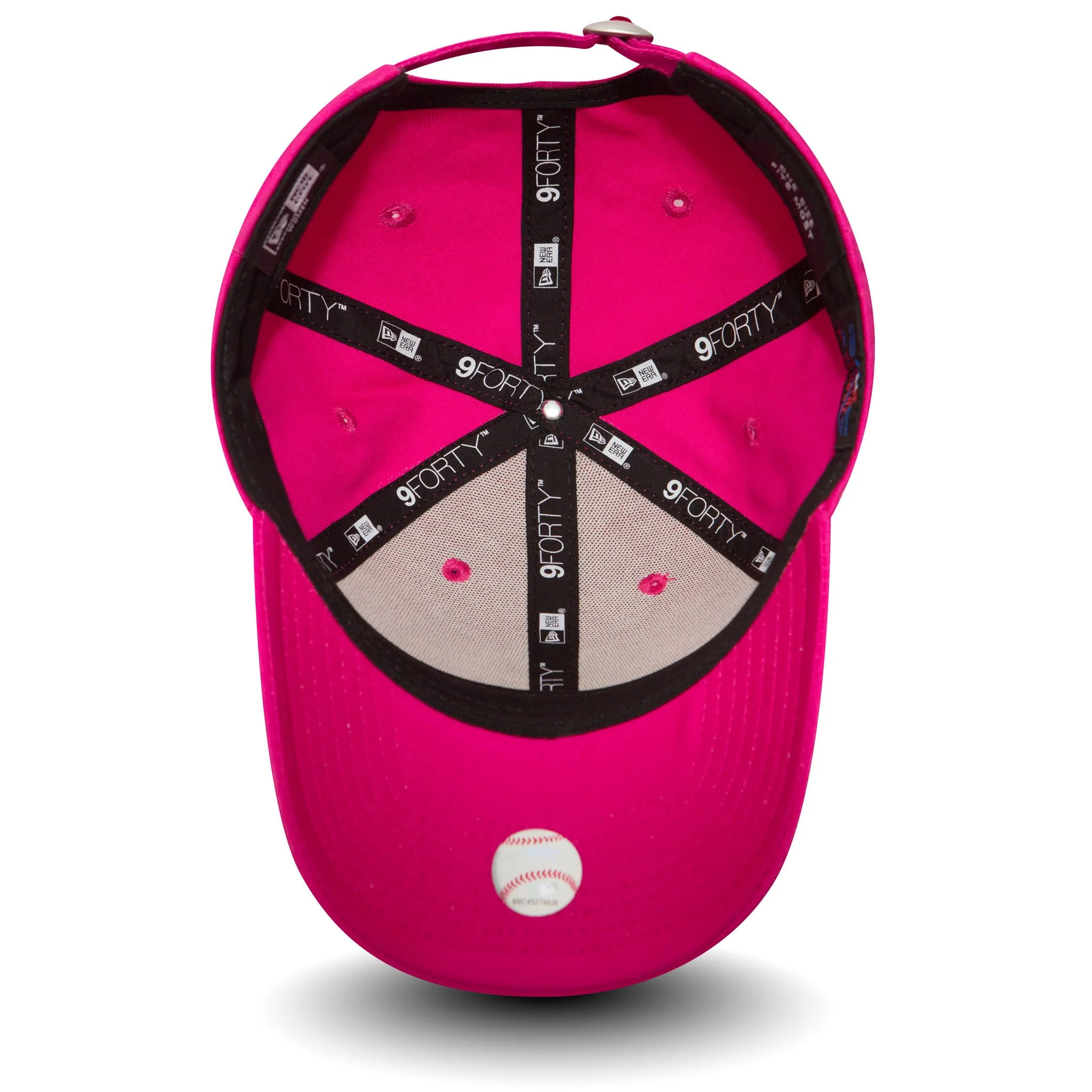 New York Yankees Essential Womens Bright Pink 9FORTY Cap - Image 2