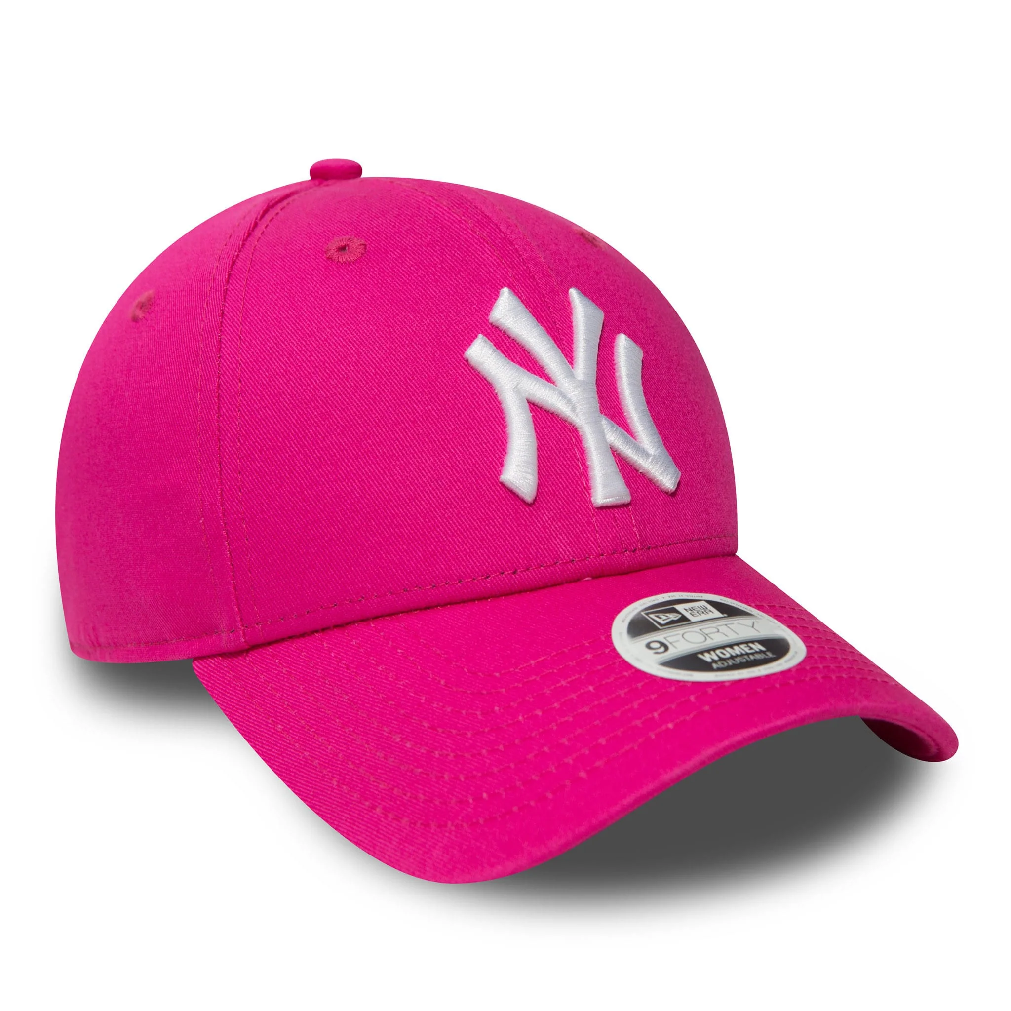 New York Yankees Essential Womens Bright Pink 9FORTY Cap - Image 4