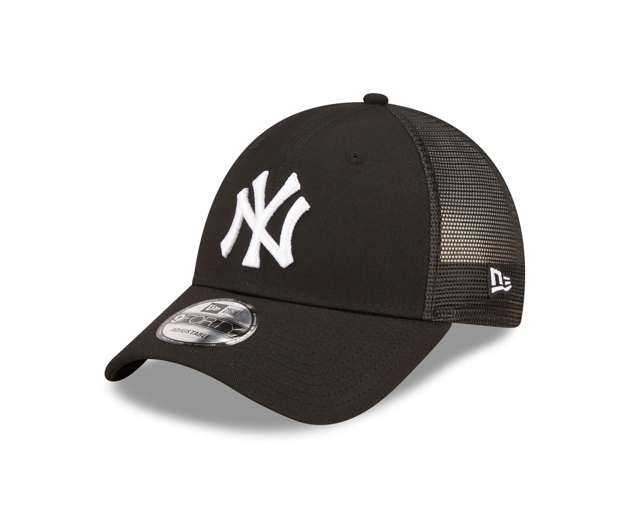 New York Yankees Home Field Black 9FORTY A-Frame Trucker Cap