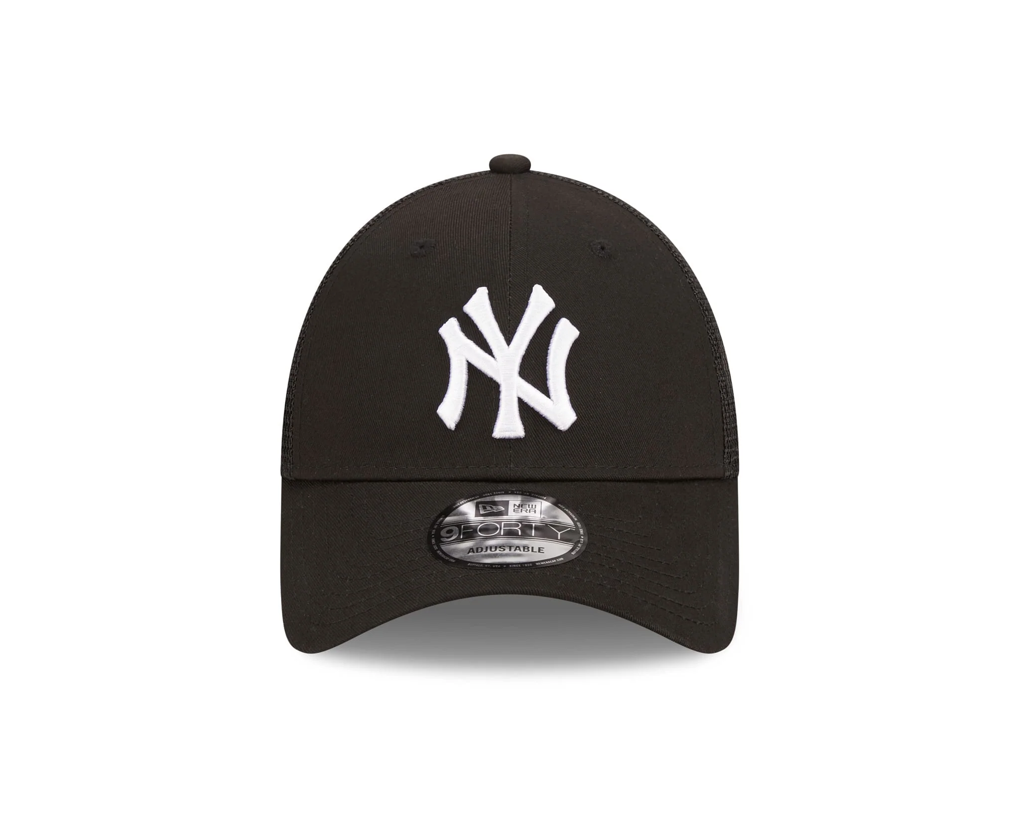 New York Yankees Home Field Black 9FORTY A-Frame Trucker Cap - Image 2