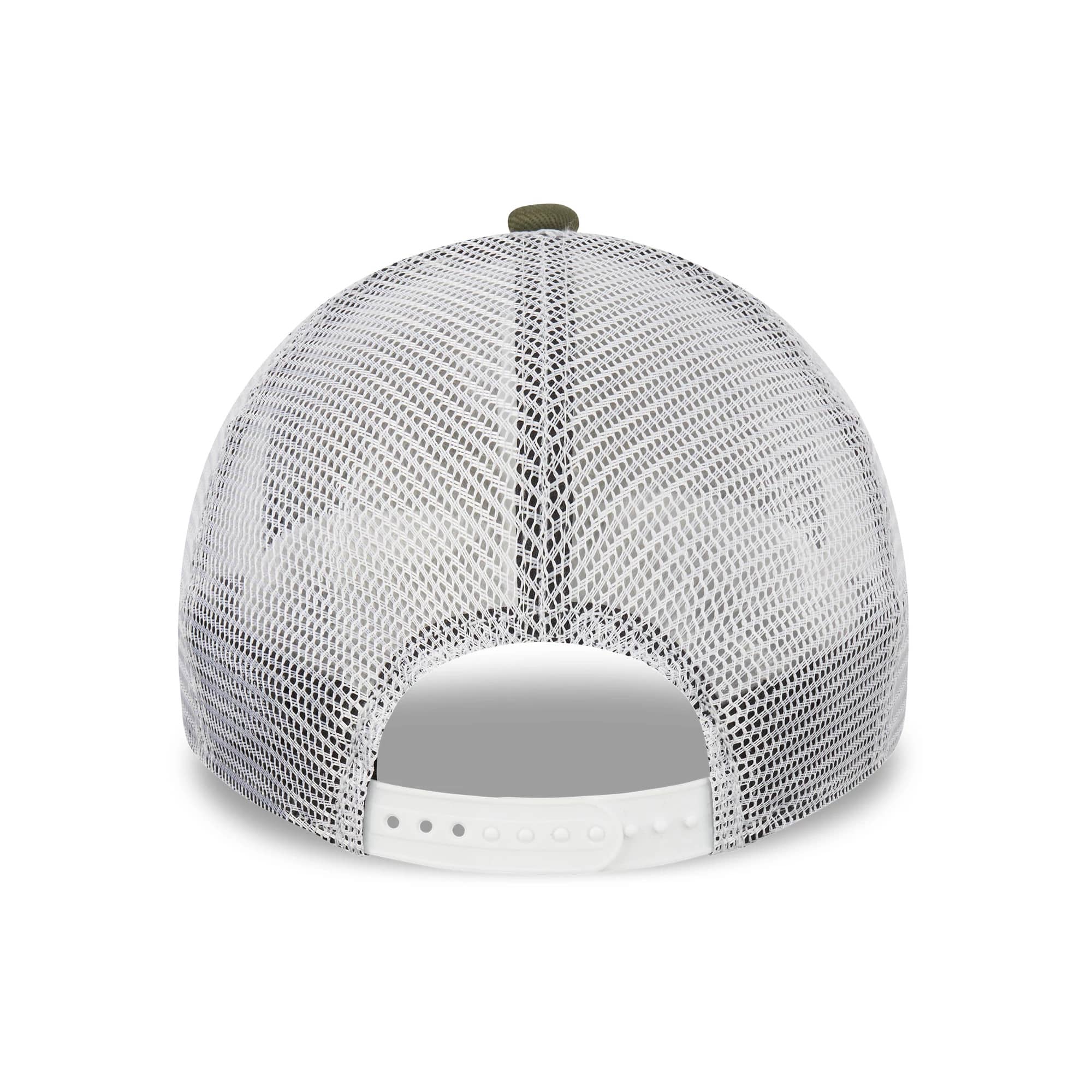 New York Yankees Khaki A-Frame Trucker Cap - Image 4