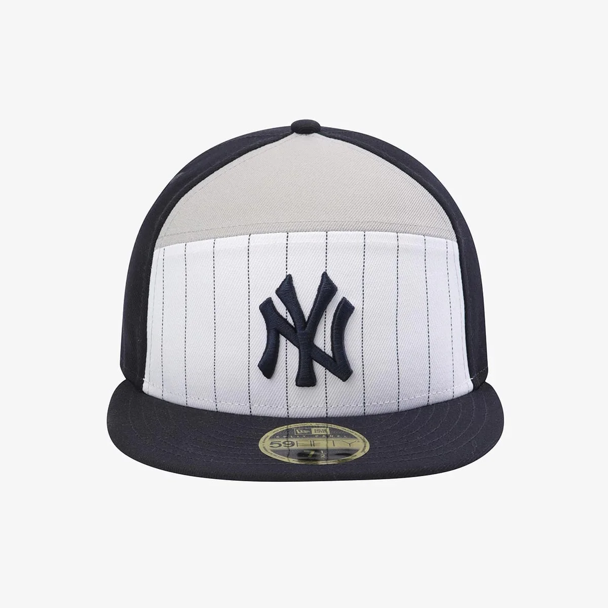 New York Yankees MLB 59FIFTY Day Navy Split Panel 59FIFTY Fitted Cap - Image 2