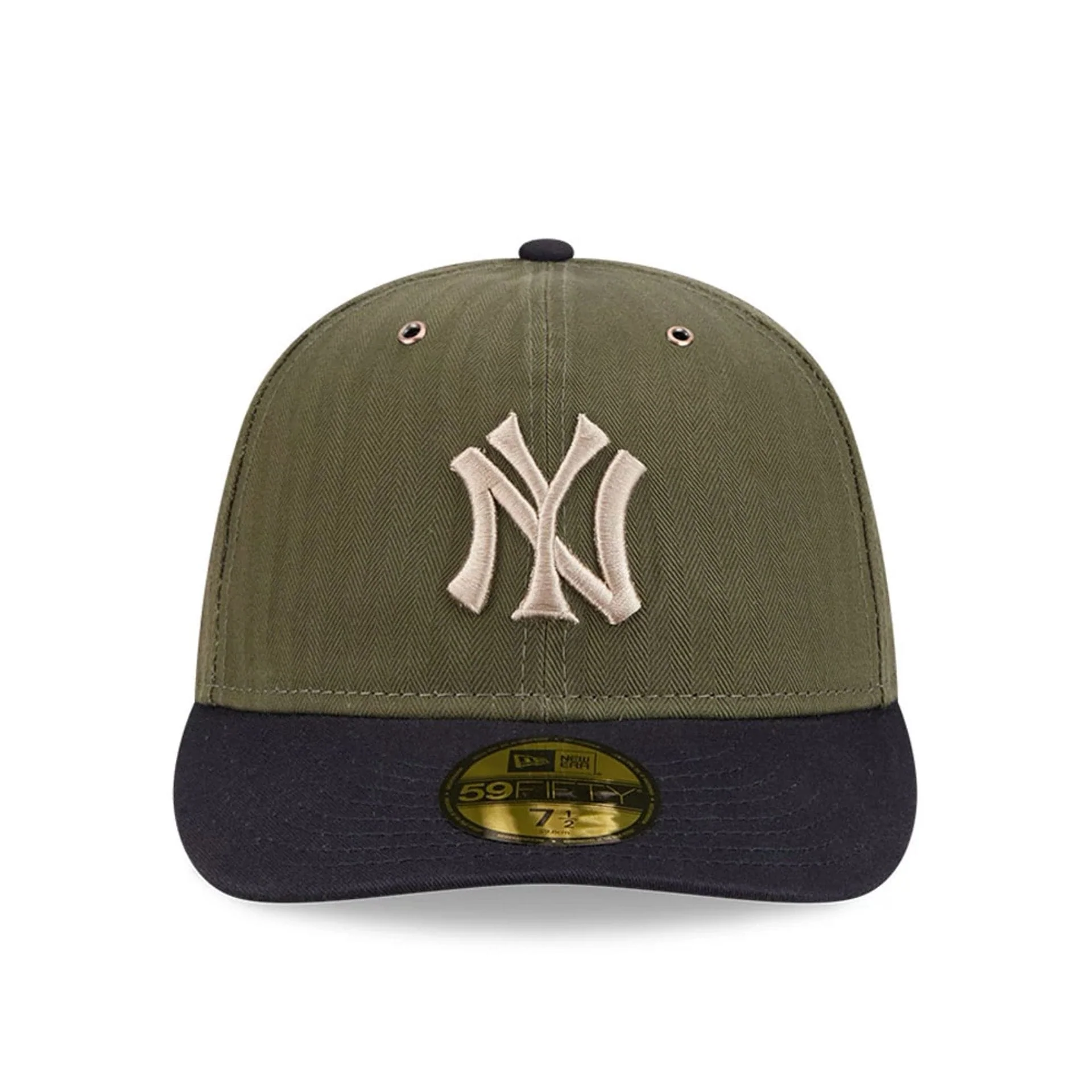 New York Yankees MLB American Herringbone Green 59FIFTY Fitted Cap - Image 3