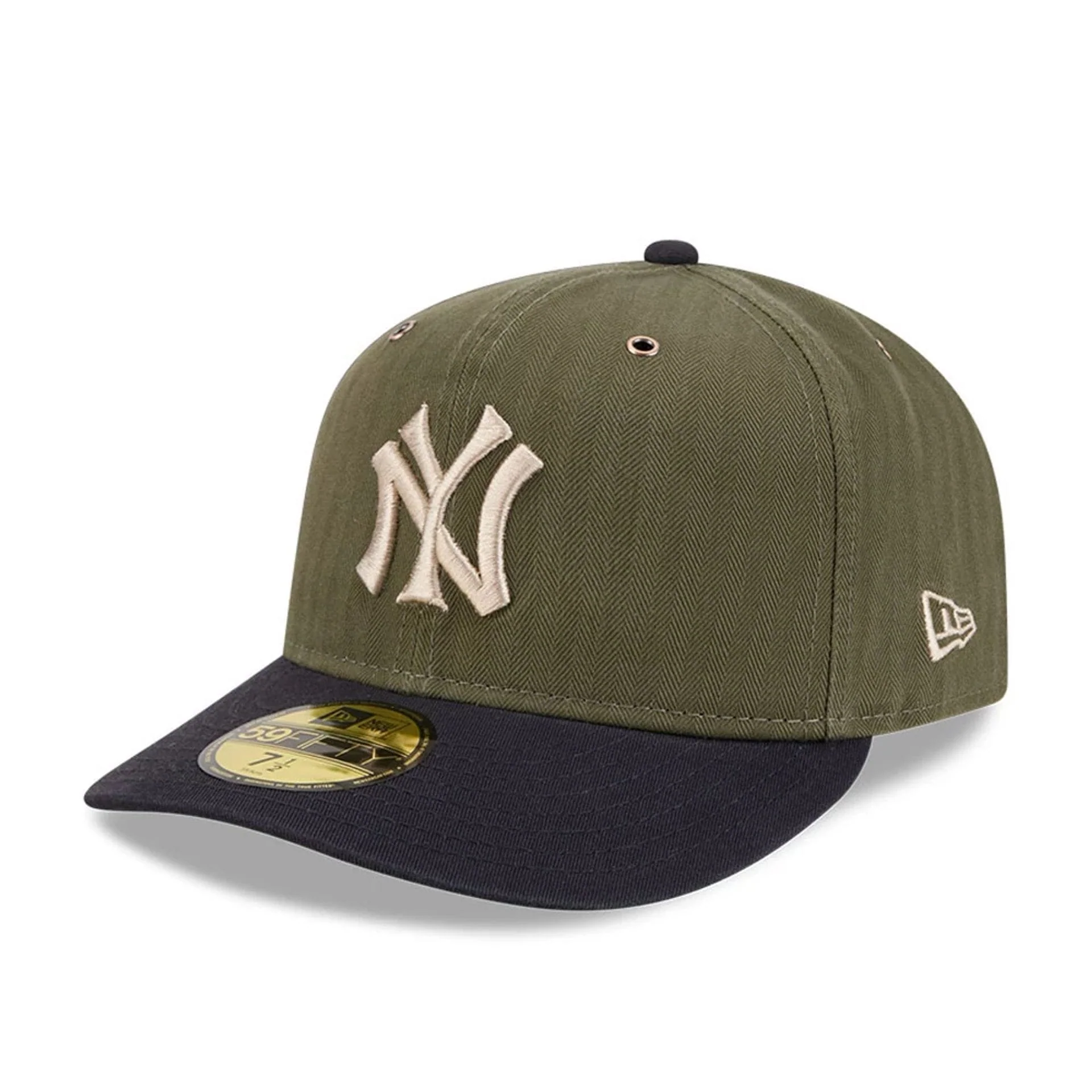 New York Yankees MLB American Herringbone Green 59FIFTY Fitted Cap - Image 4