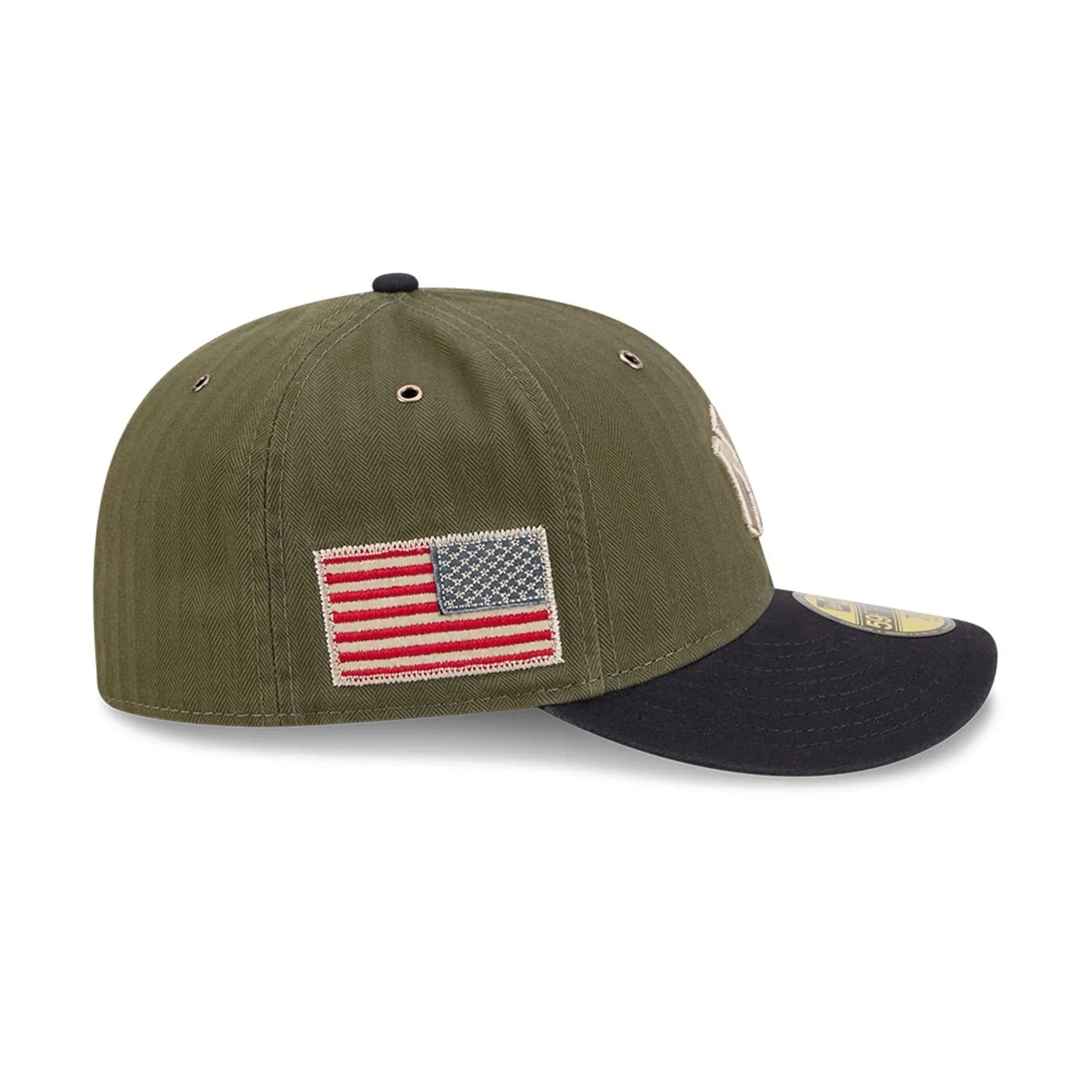 New York Yankees MLB American Herringbone Green 59FIFTY Fitted Cap - Image 5