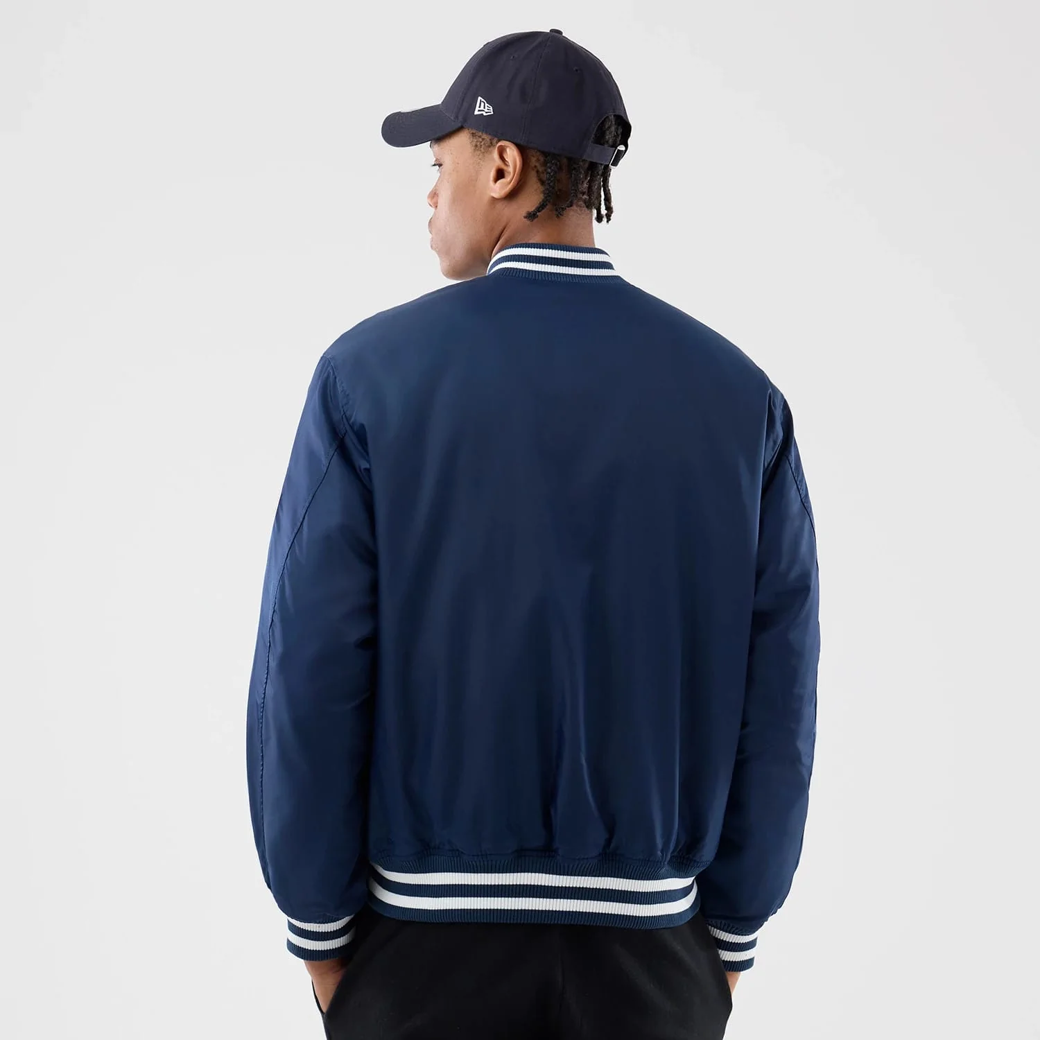 New York Yankees MLB Authentic Navy Stadium Jacket - Image 2