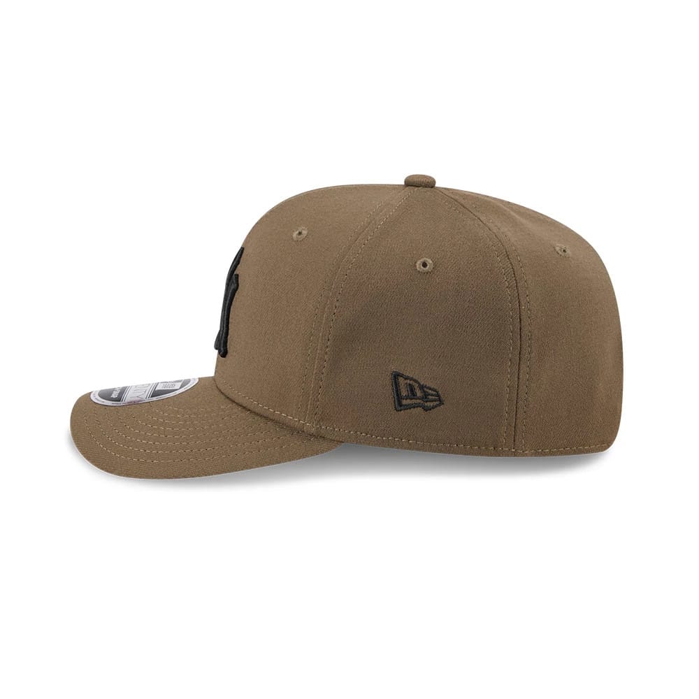 New York Yankees MLB Brown 9SEVENTY Stretch Snap Adjustable Cap - Image 4