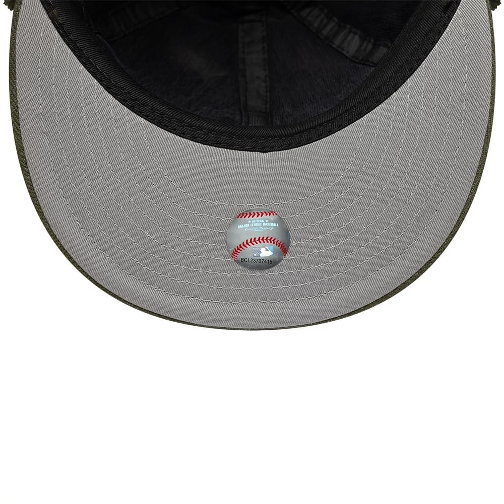 New York Yankees MLB Camo Open Green Retro Crown 59FIFTY Fitted Cap - Image 3