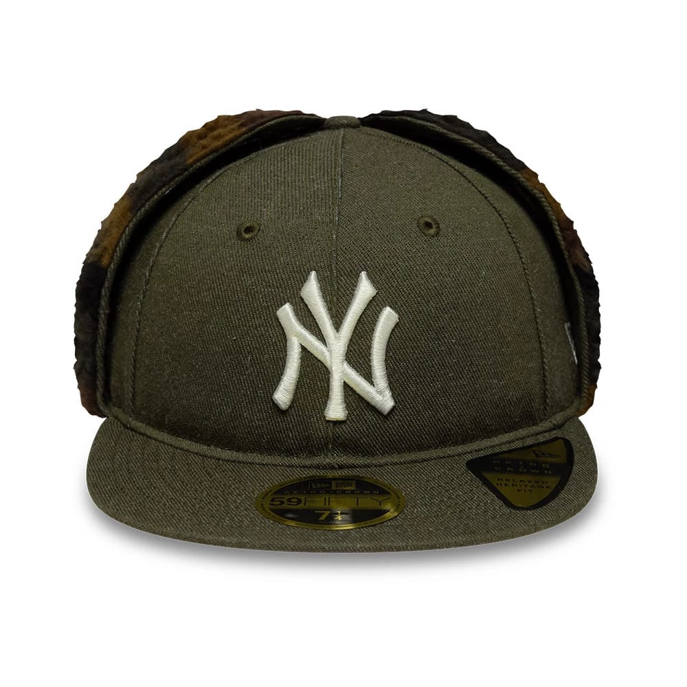 New York Yankees MLB Camo Open Green Retro Crown 59FIFTY Fitted Cap - Image 4