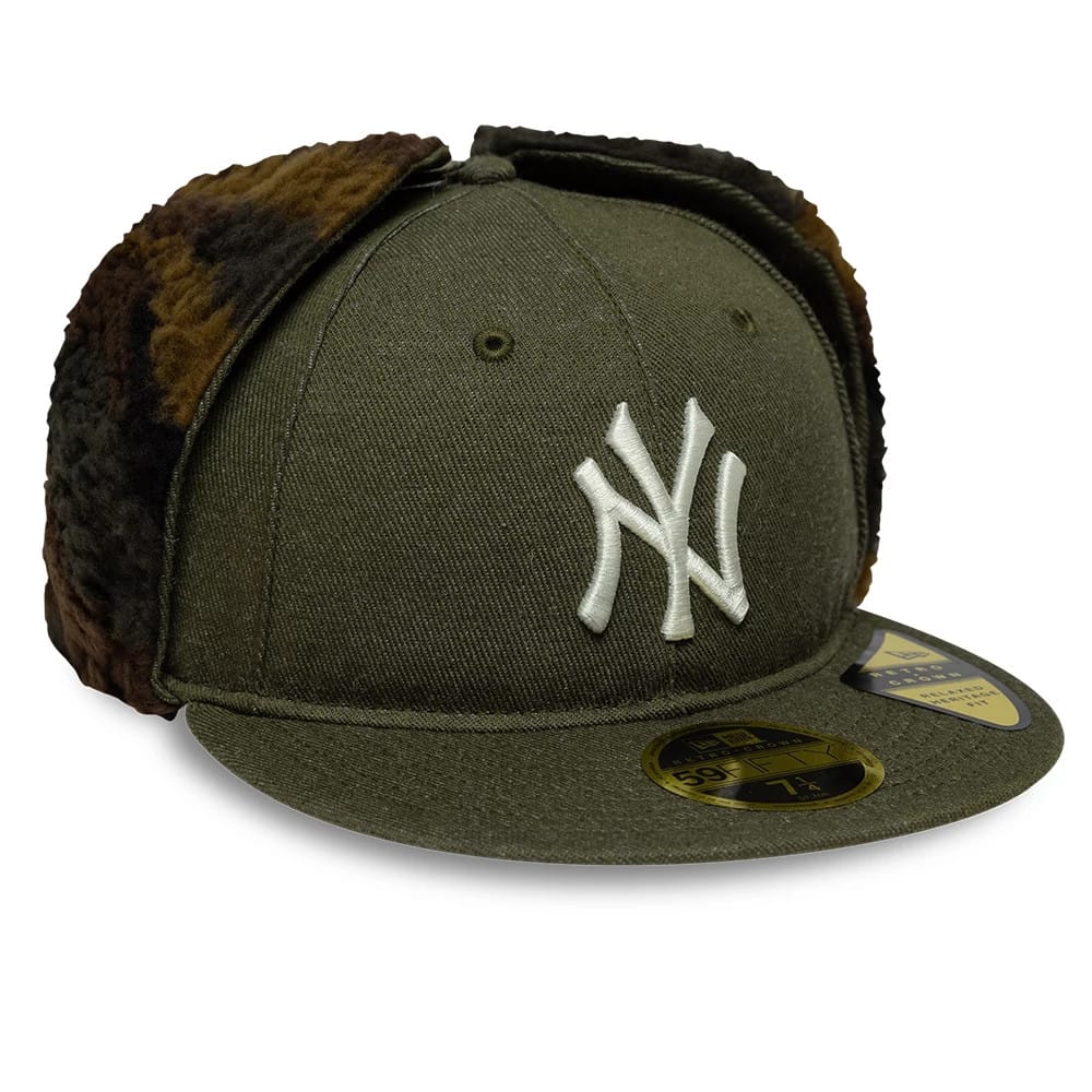 New York Yankees MLB Camo Open Green Retro Crown 59FIFTY Fitted Cap - Image 5