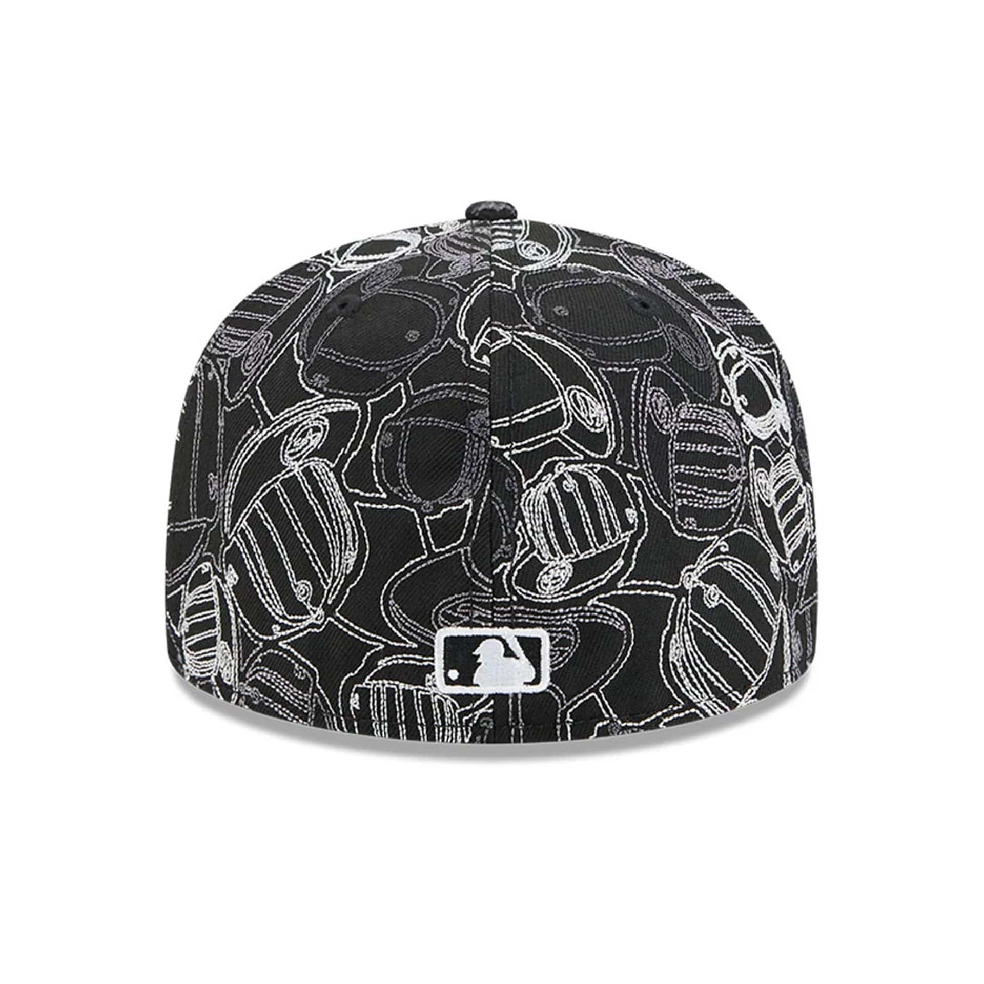 New York Yankees MLB Cap Scramble Black 59FIFTY Fitted Cap - Image 5