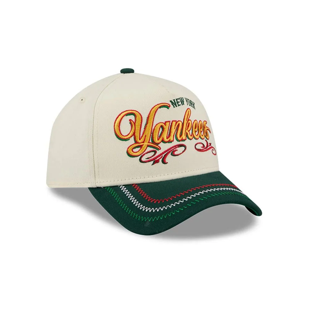 New York Yankees MLB Cinco De Mayo Cream 9FORTY A-Frame Adjustable Cap - Image 3