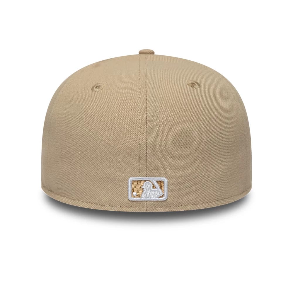 New York Yankees MLB College Varsity Beige Low Profile 59FIFTY Fitted Cap - Image 7