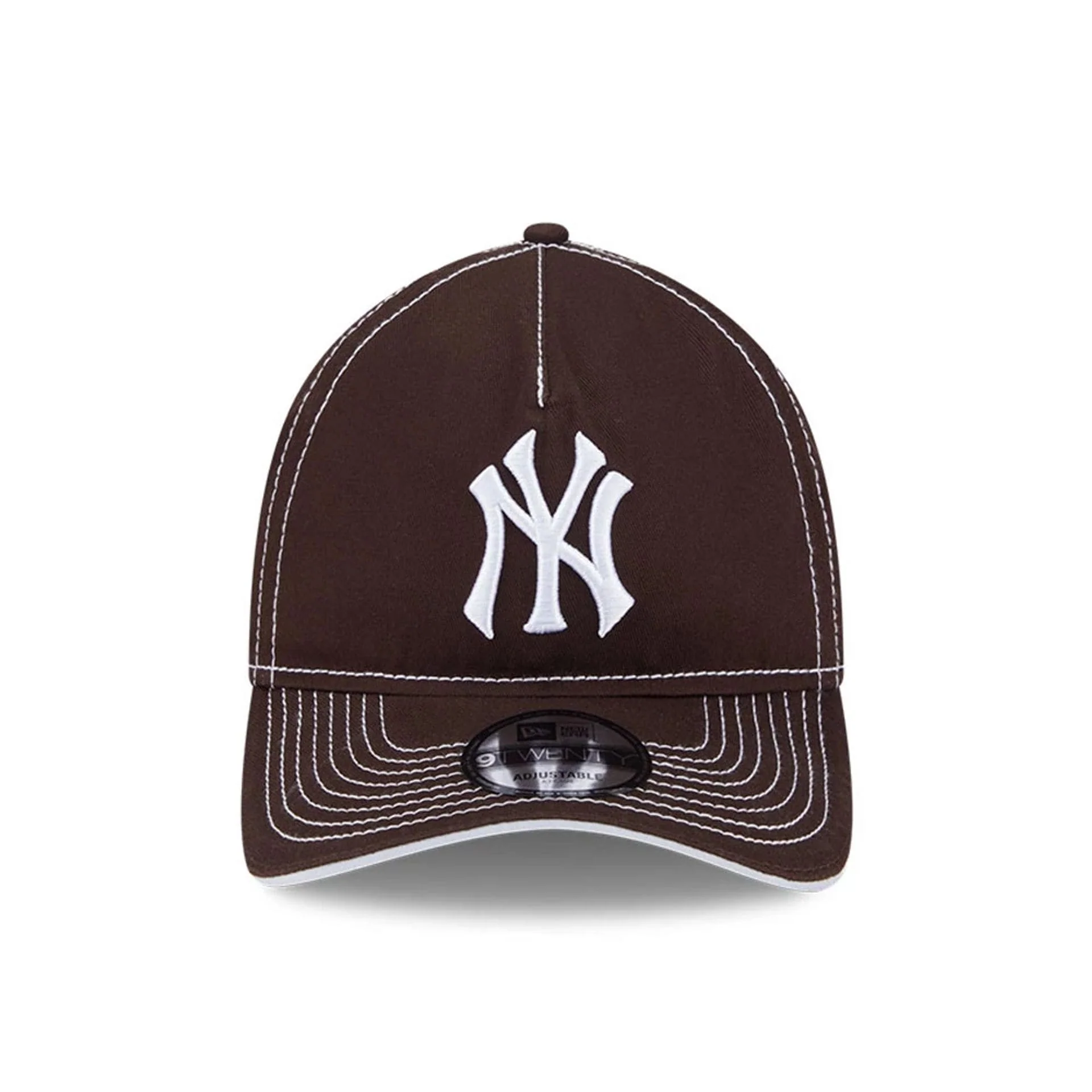 New York Yankees MLB Contrast Dark Brown 9TWENTY A-Frame Adjustable Cap - Image 2