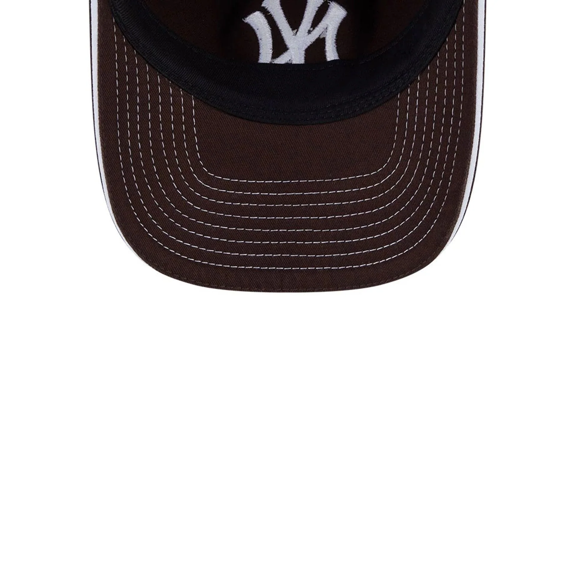 New York Yankees MLB Contrast Dark Brown 9TWENTY A-Frame Adjustable Cap - Image 7