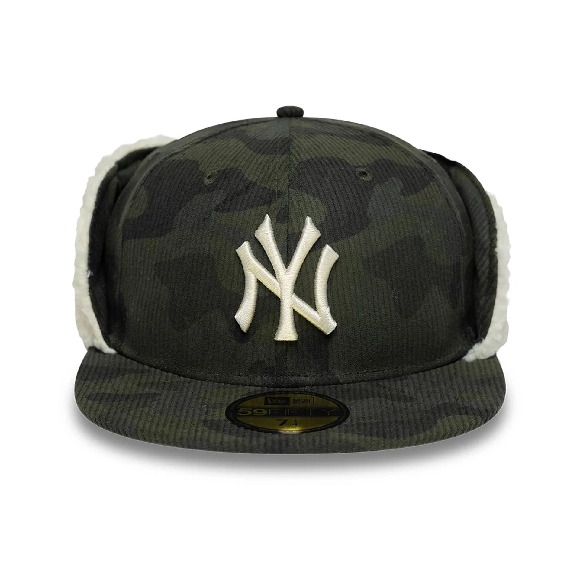 New York Yankees MLB Cord Green Downflap 59FIFTY Fitted Cap - Image 2