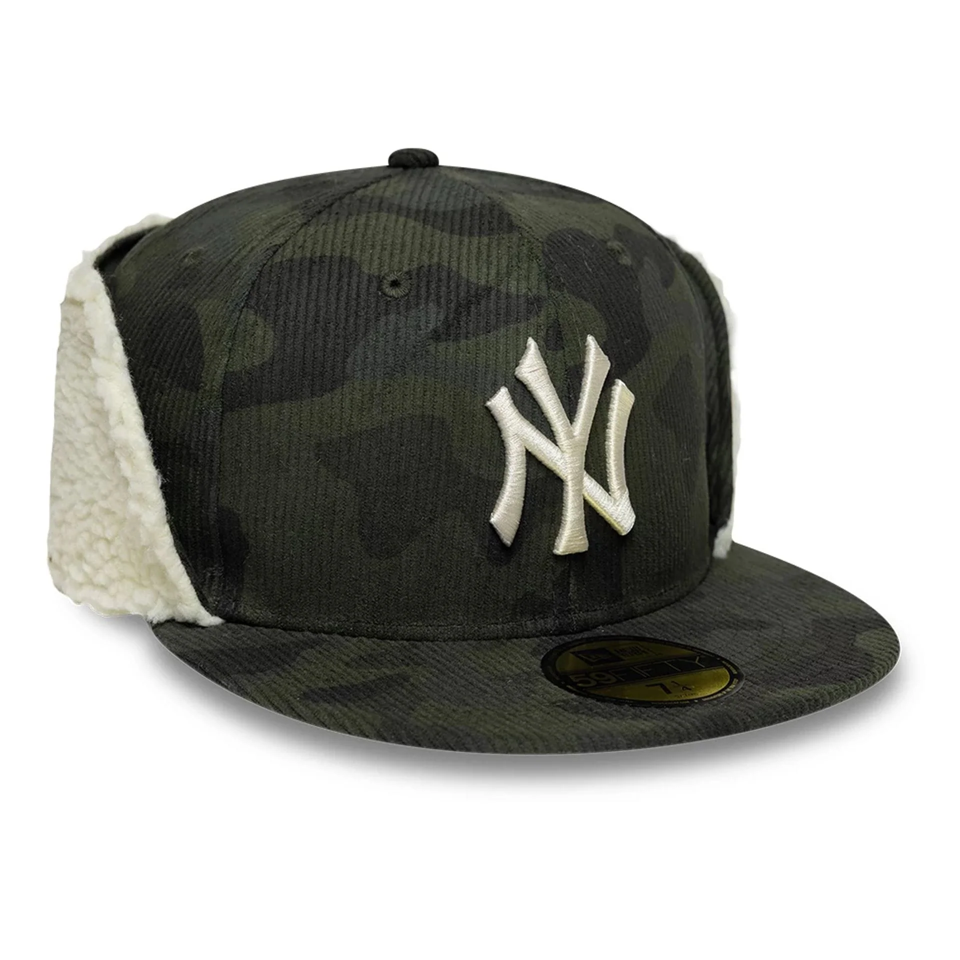 New York Yankees MLB Cord Green Downflap 59FIFTY Fitted Cap - Image 3