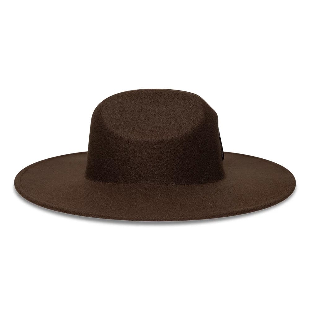 New York Yankees MLB Dark Brown Wide Brim Fedora Cowboy Hat - Image 6