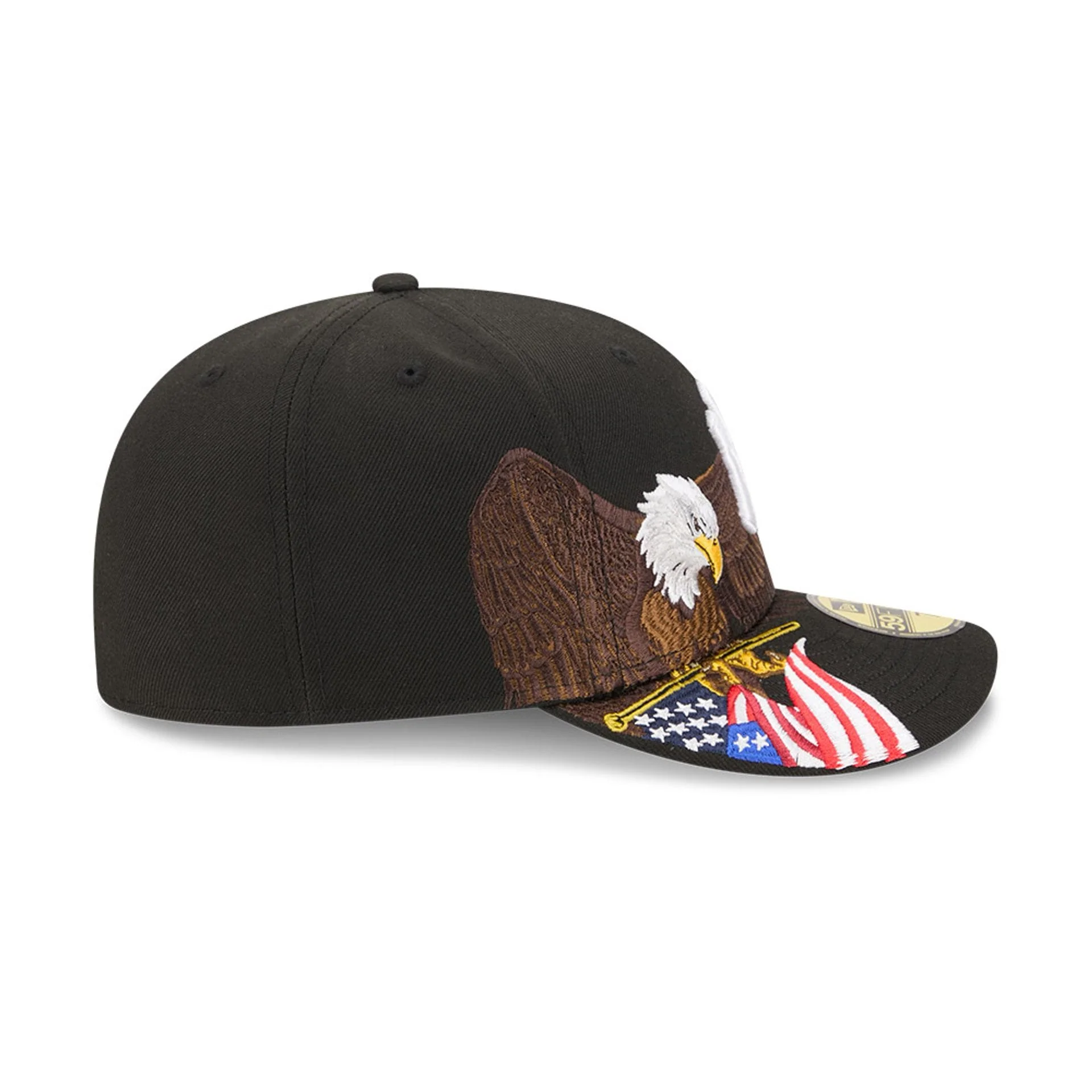 New York Yankees MLB Eagle Black 59FIFTY Fitted Cap - Image 5