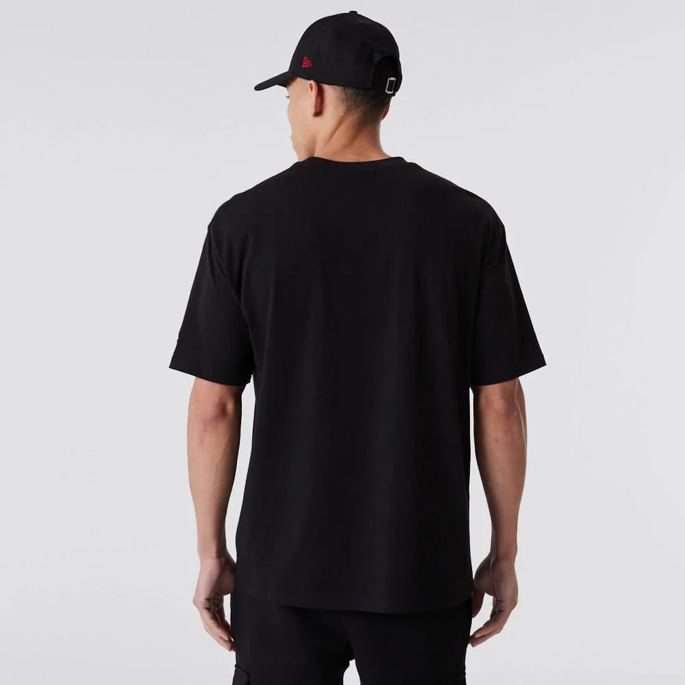 New York Yankees MLB Essential Black Oversized T-Shirt - Image 6