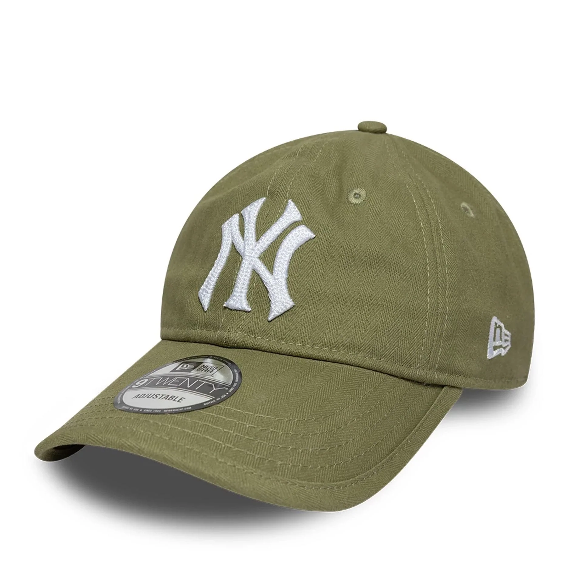 New York Yankees MLB Herringbone Green 9TWENTY Adjustable Cap