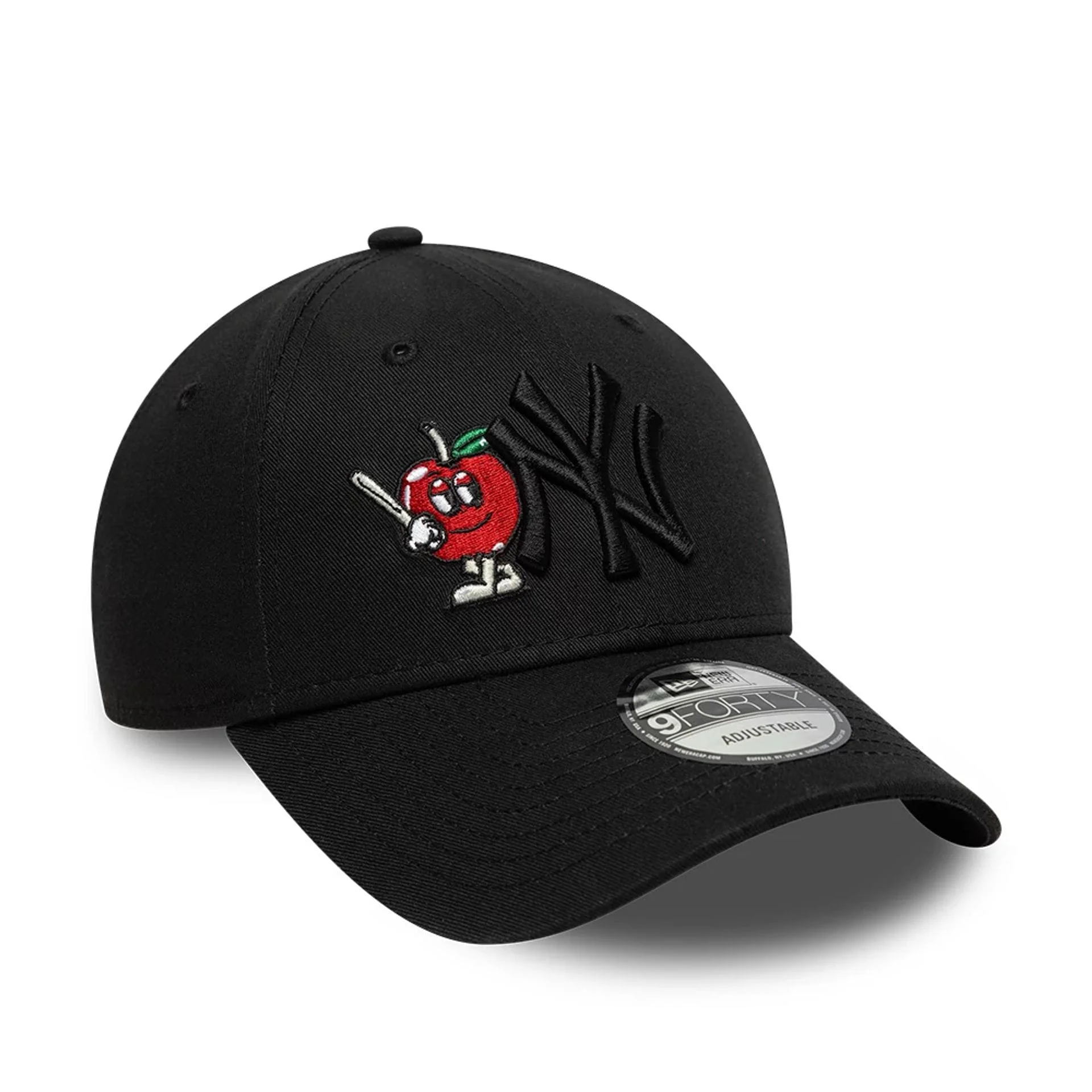 New York Yankees MLB Icon Black 9FORTY Adjustable Cap