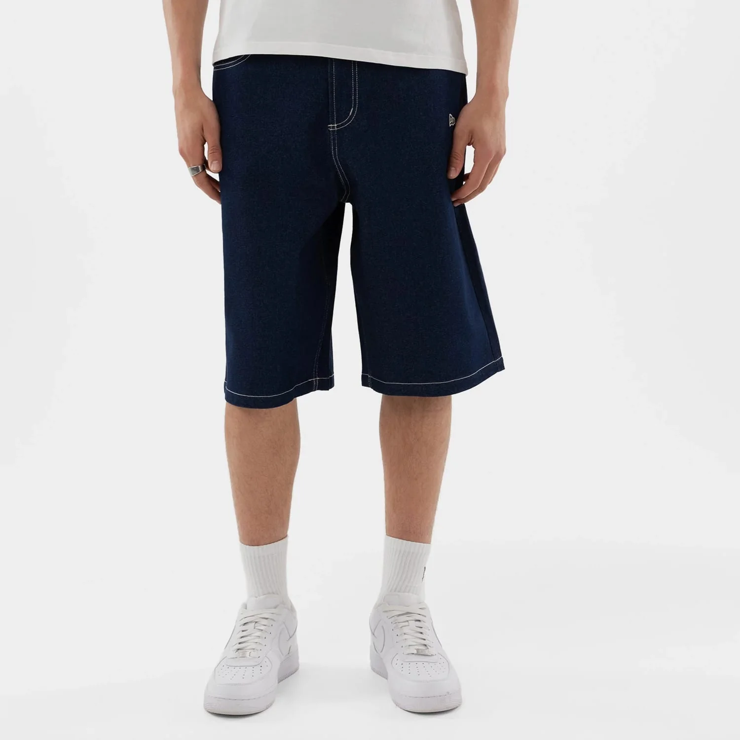 New York Yankees MLB Jort Dark Blue Oversized Shorts