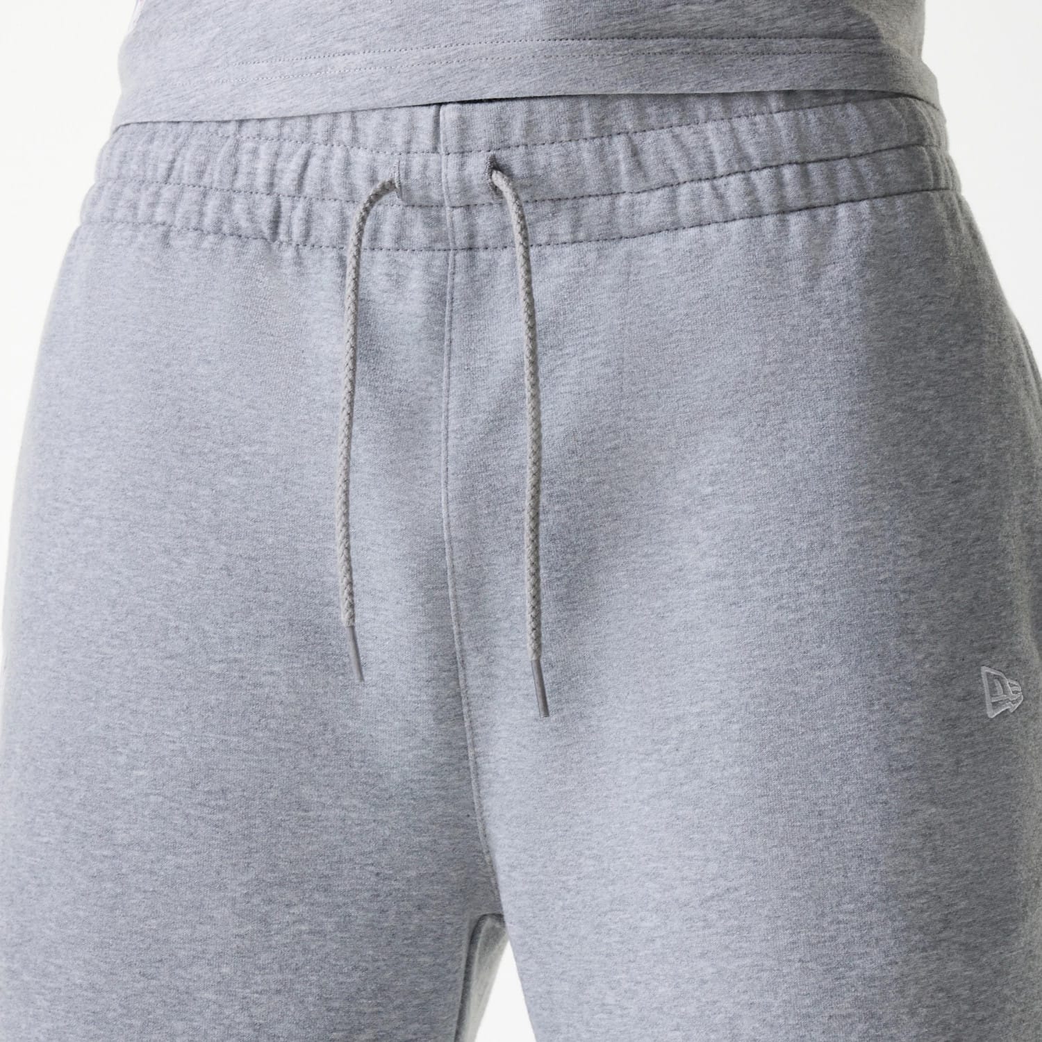 New York Yankees MLB League Essential French Terry Grey Shorts - Image 6