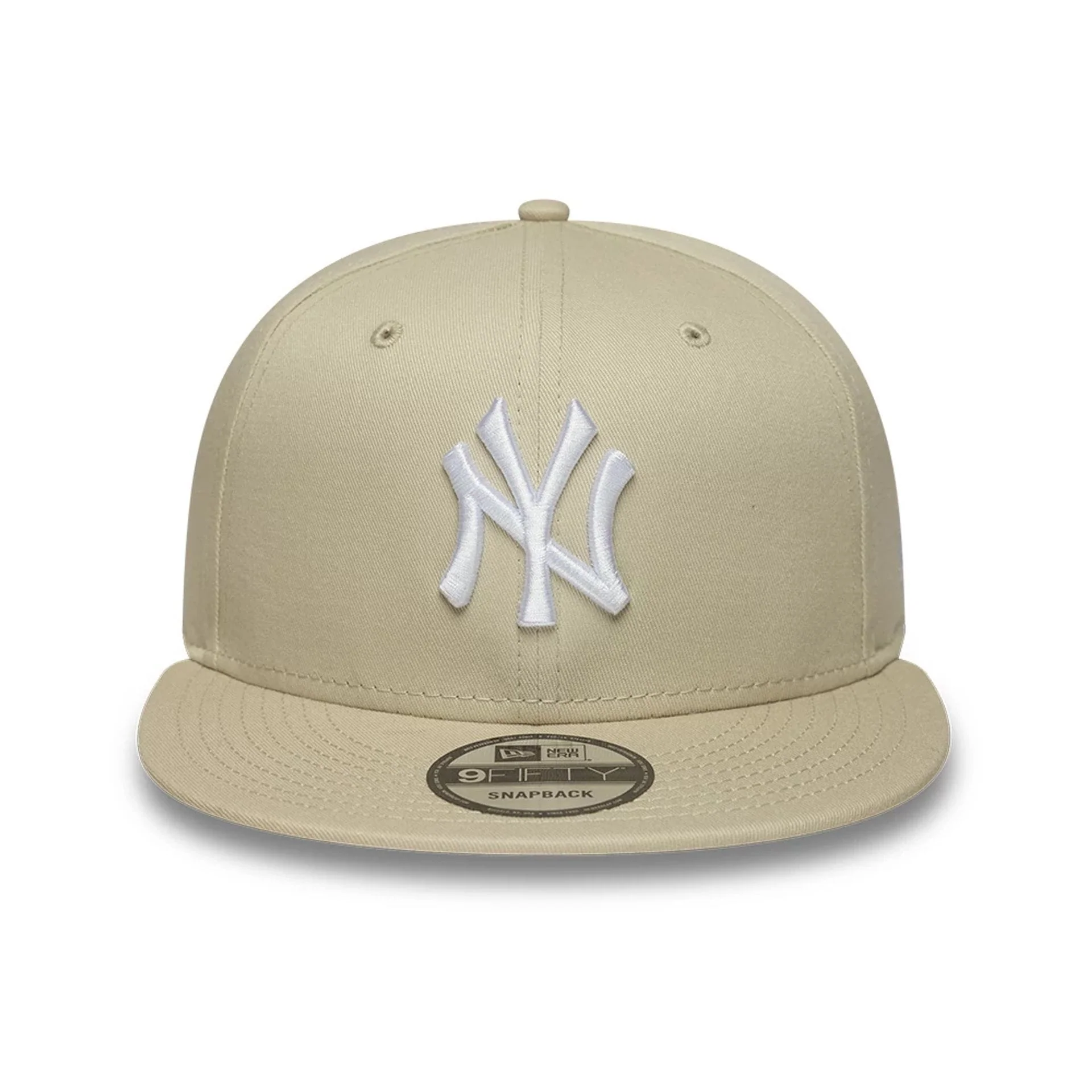 New York Yankees MLB League Essential Light Beige 9FIFTY Snapback Adjustable Cap - Image 2