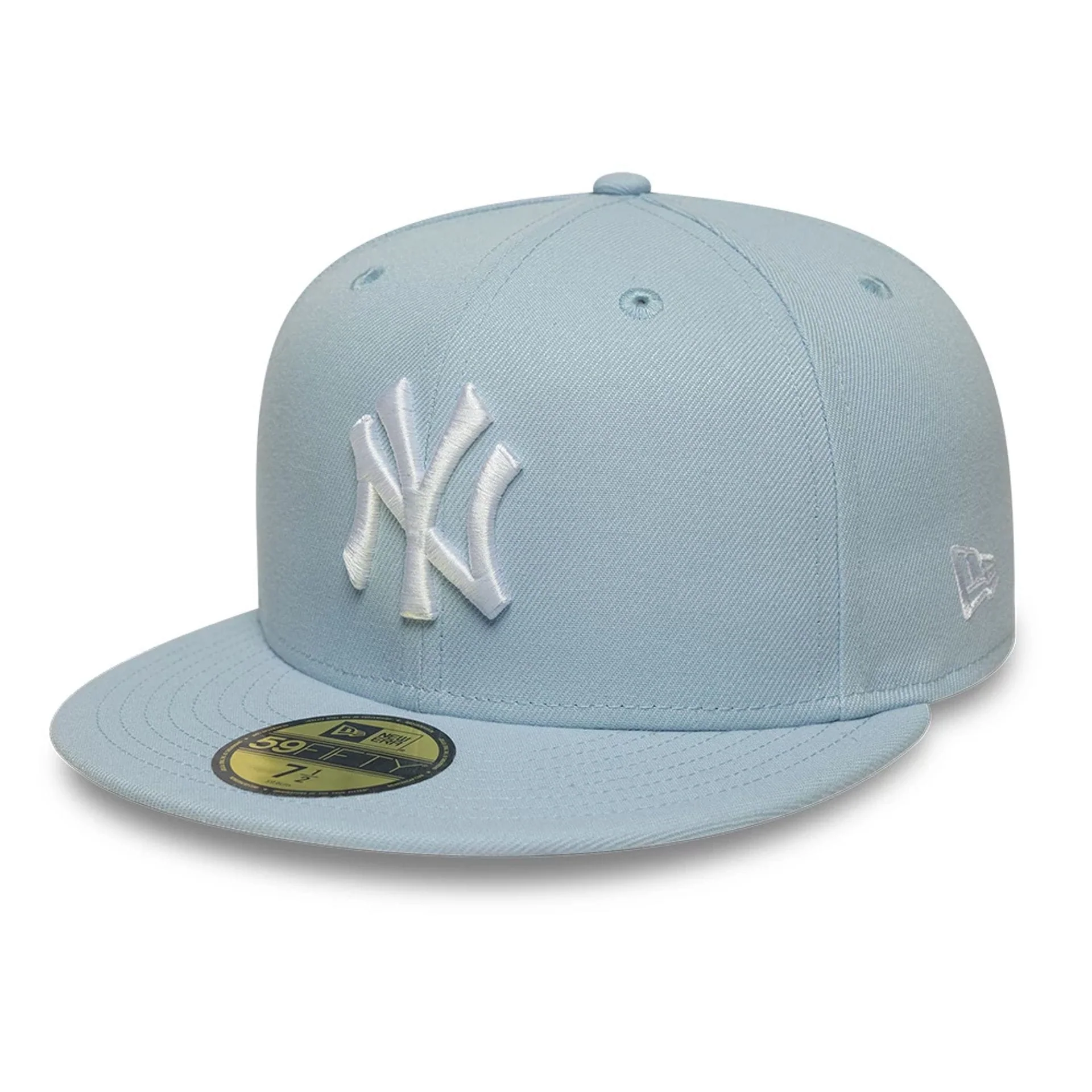 New York Yankees MLB League Essential Pastel Blue 59FIFTY Fitted Cap