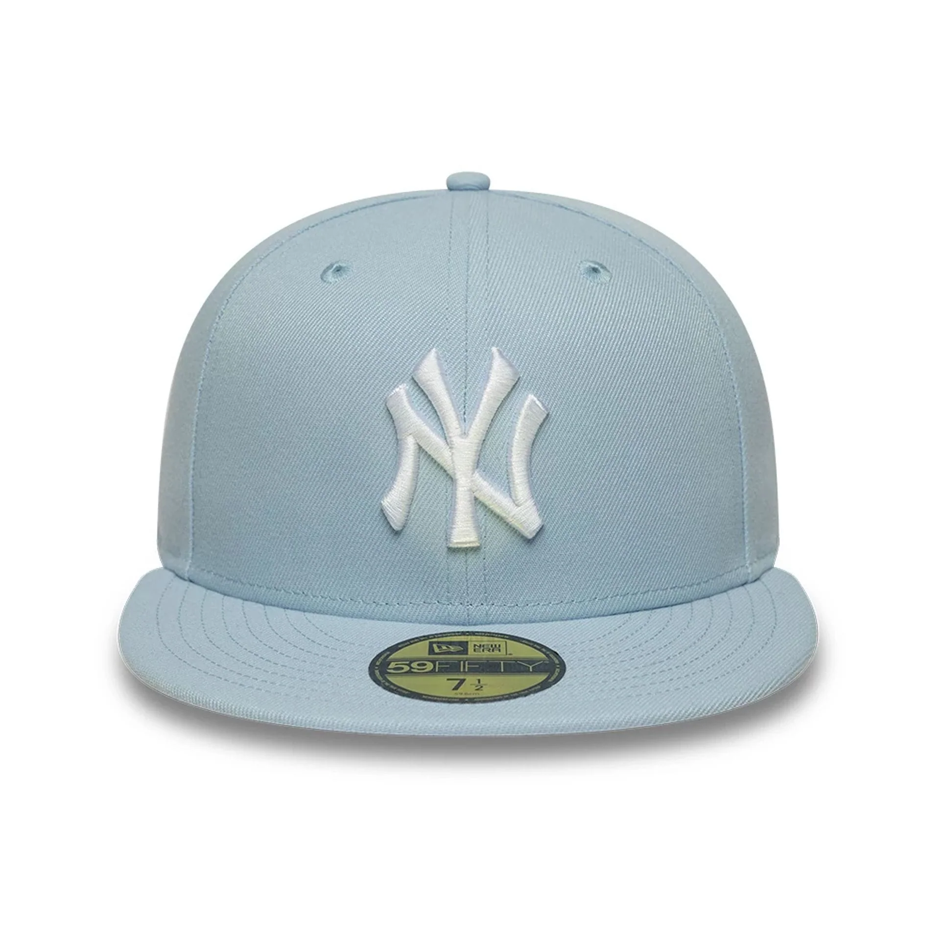 New York Yankees MLB League Essential Pastel Blue 59FIFTY Fitted Cap - Image 2
