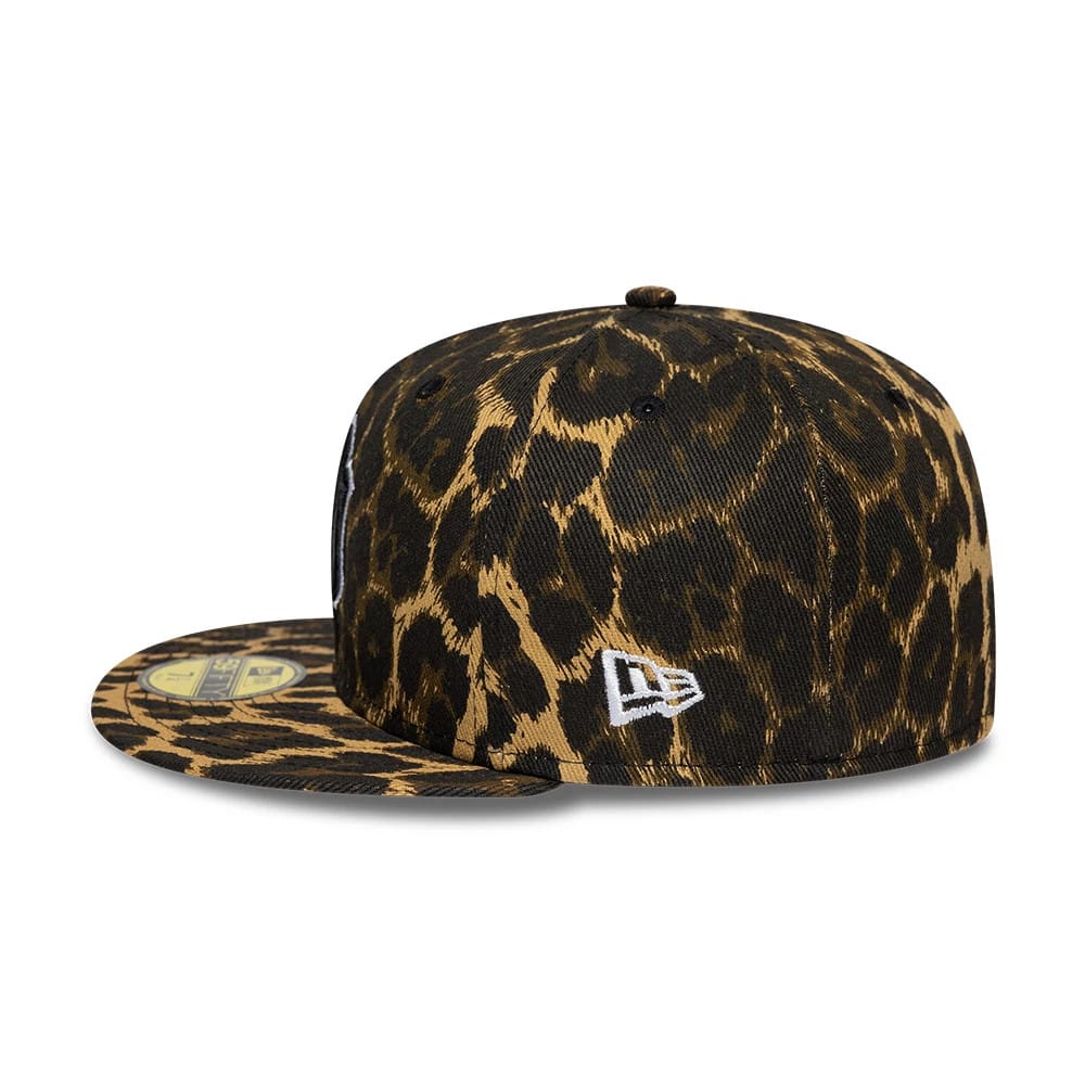 New York Yankees MLB Leopard Black 59FIFTY Fitted Cap - Image 6