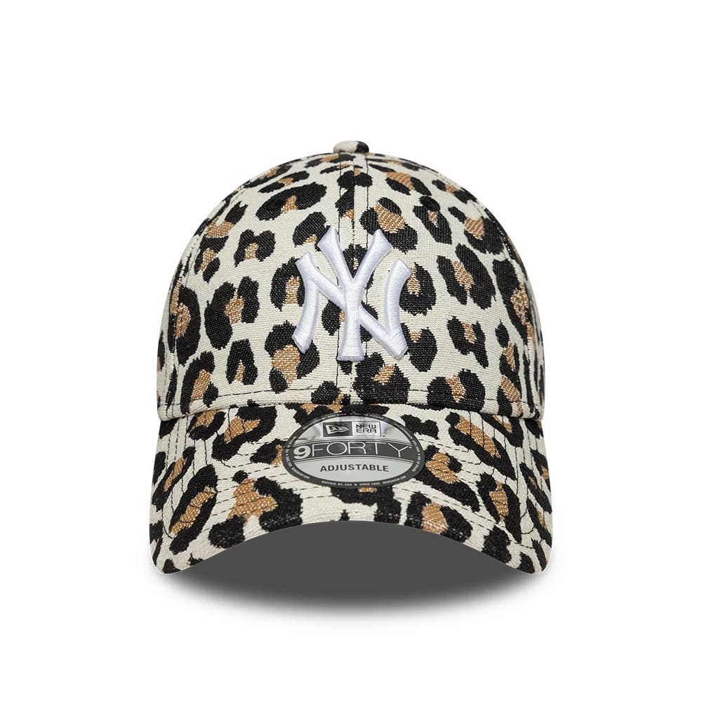 New York Yankees MLB Leopard Black 9FORTY Adjustable Cap - Image 2