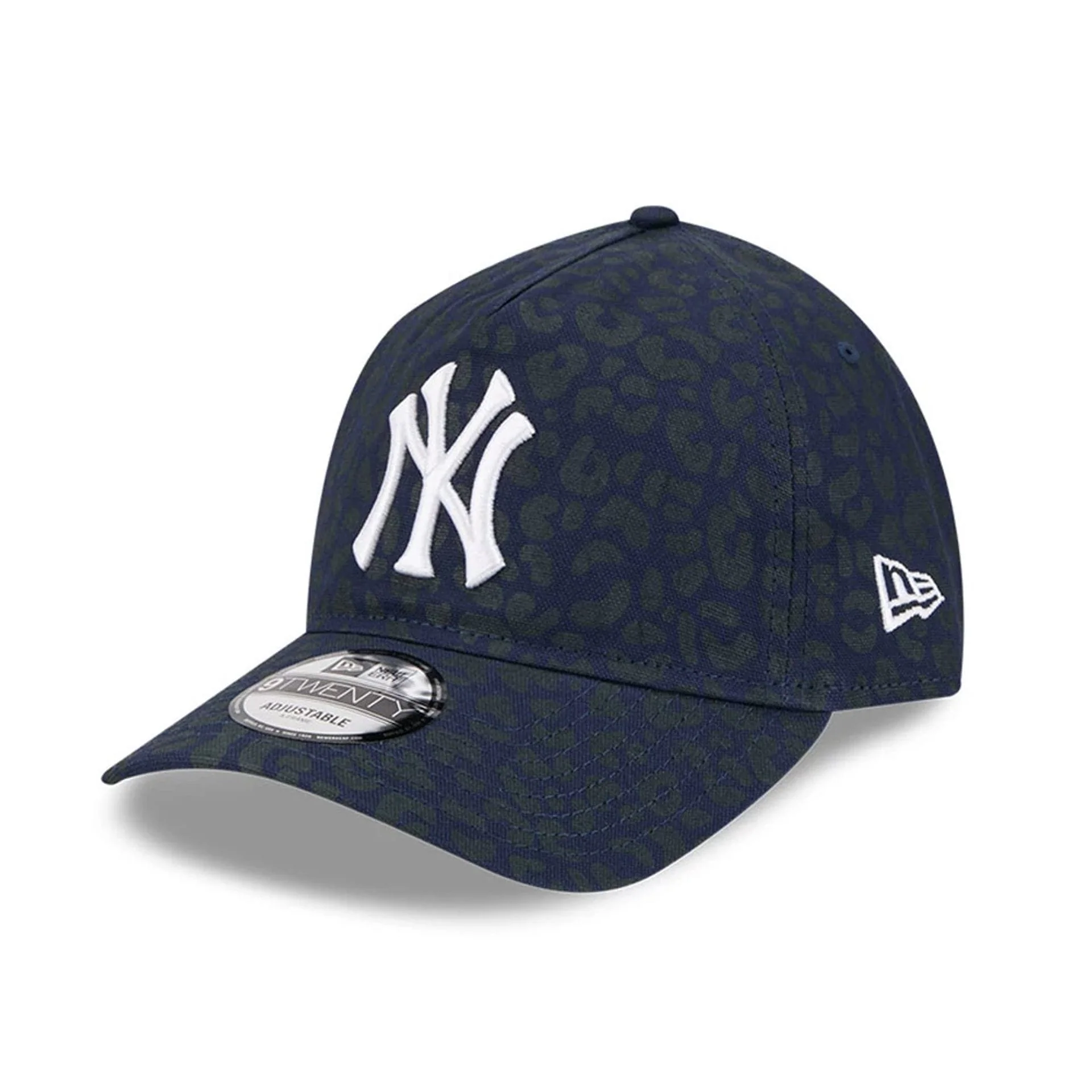 New York Yankees MLB Leopard Dark Blue 9TWENTY A-Frame Adjustable Cap
