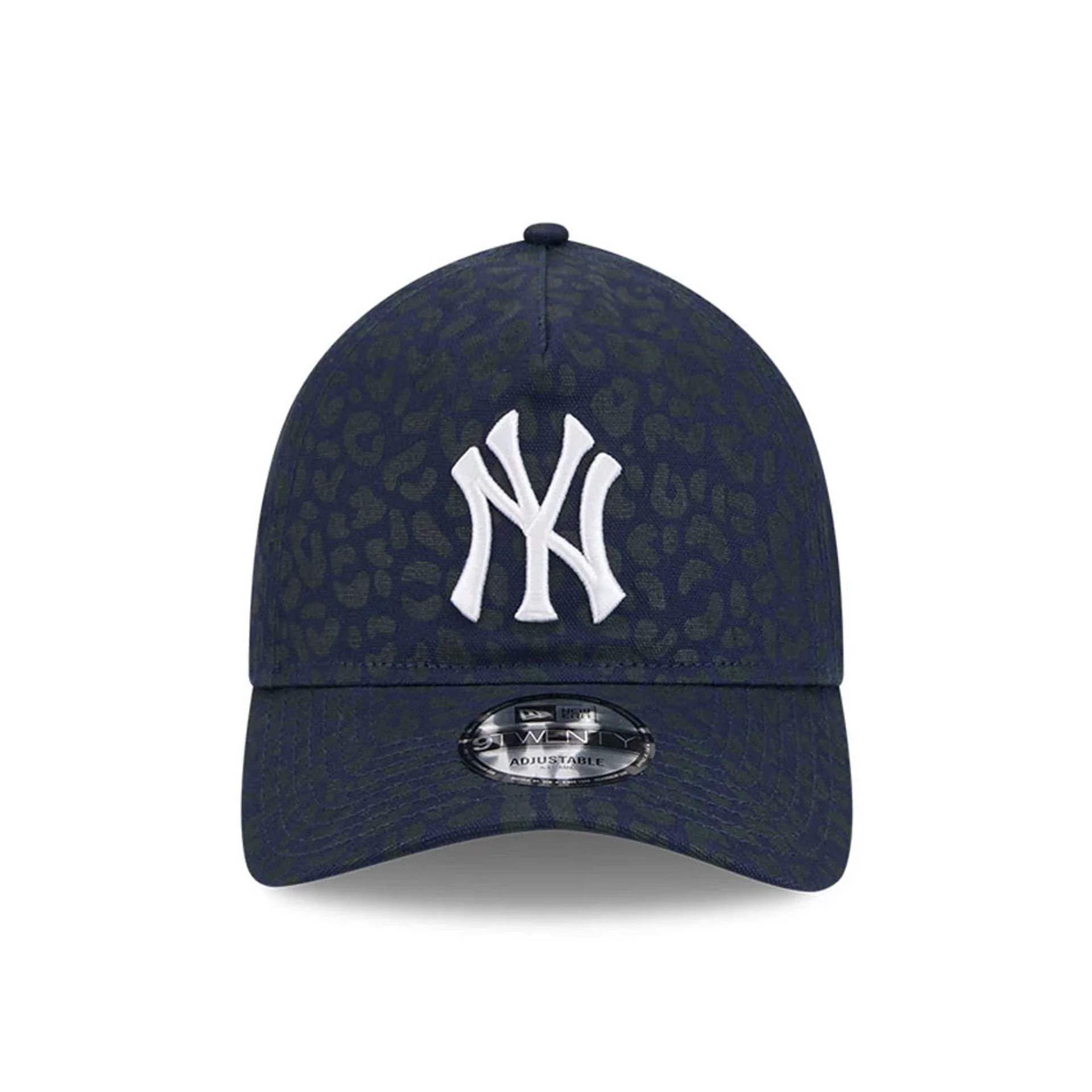 New York Yankees MLB Leopard Dark Blue 9TWENTY A-Frame Adjustable Cap - Image 2