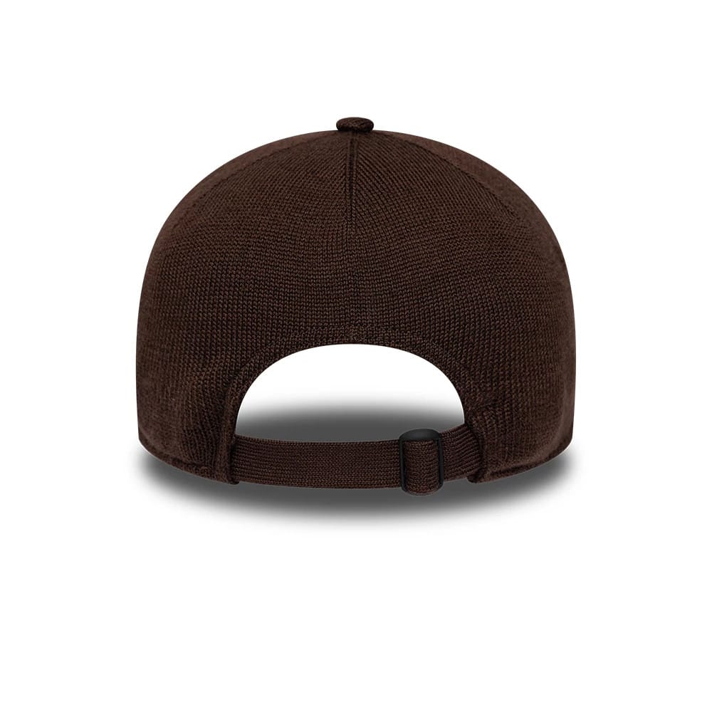 New York Yankees MLB Merino Wool Dark Brown 9TWENTY Adjustable Cap - Image 4