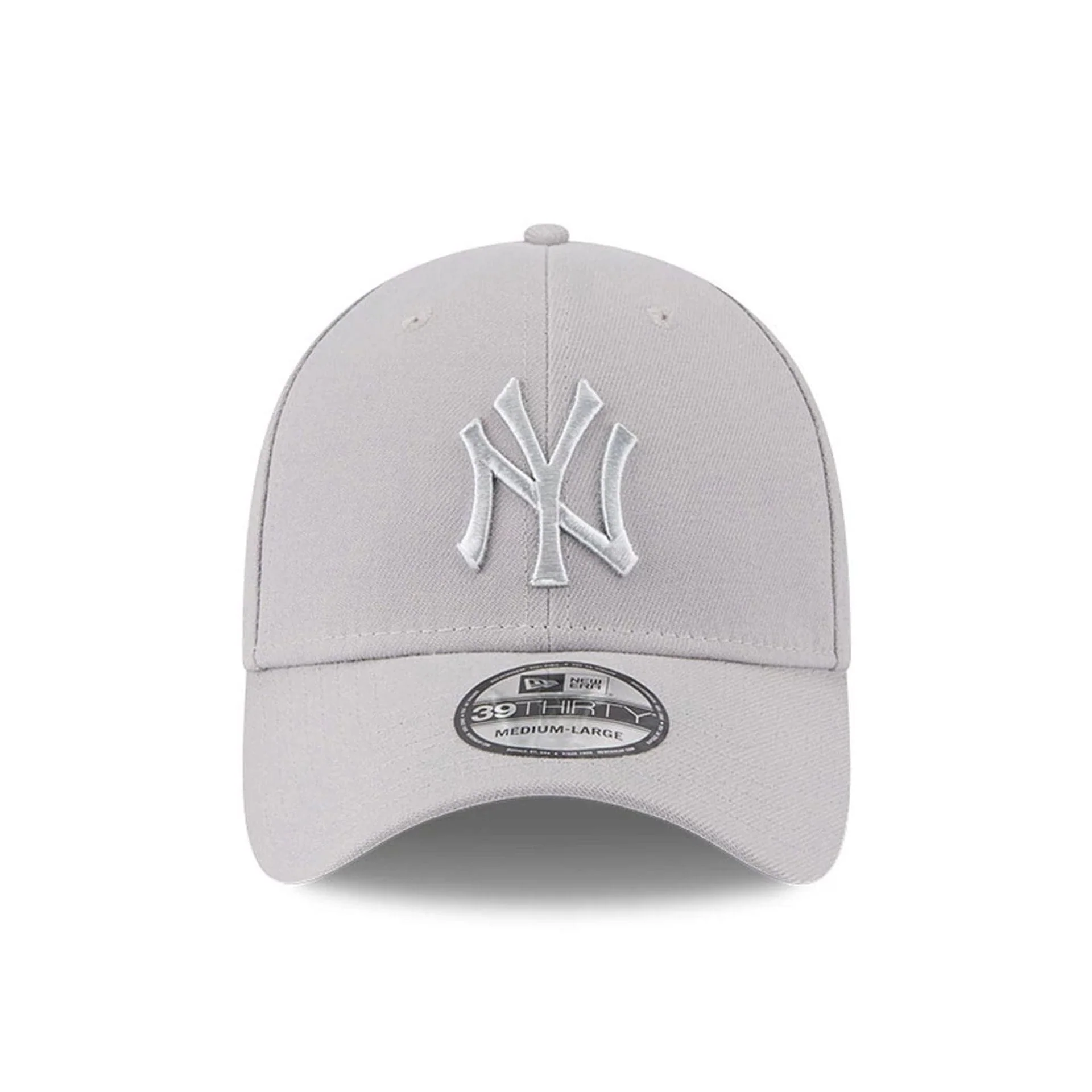 New York Yankees MLB Metallic Grey 39THIRTY Stretch Fit Cap - Image 2