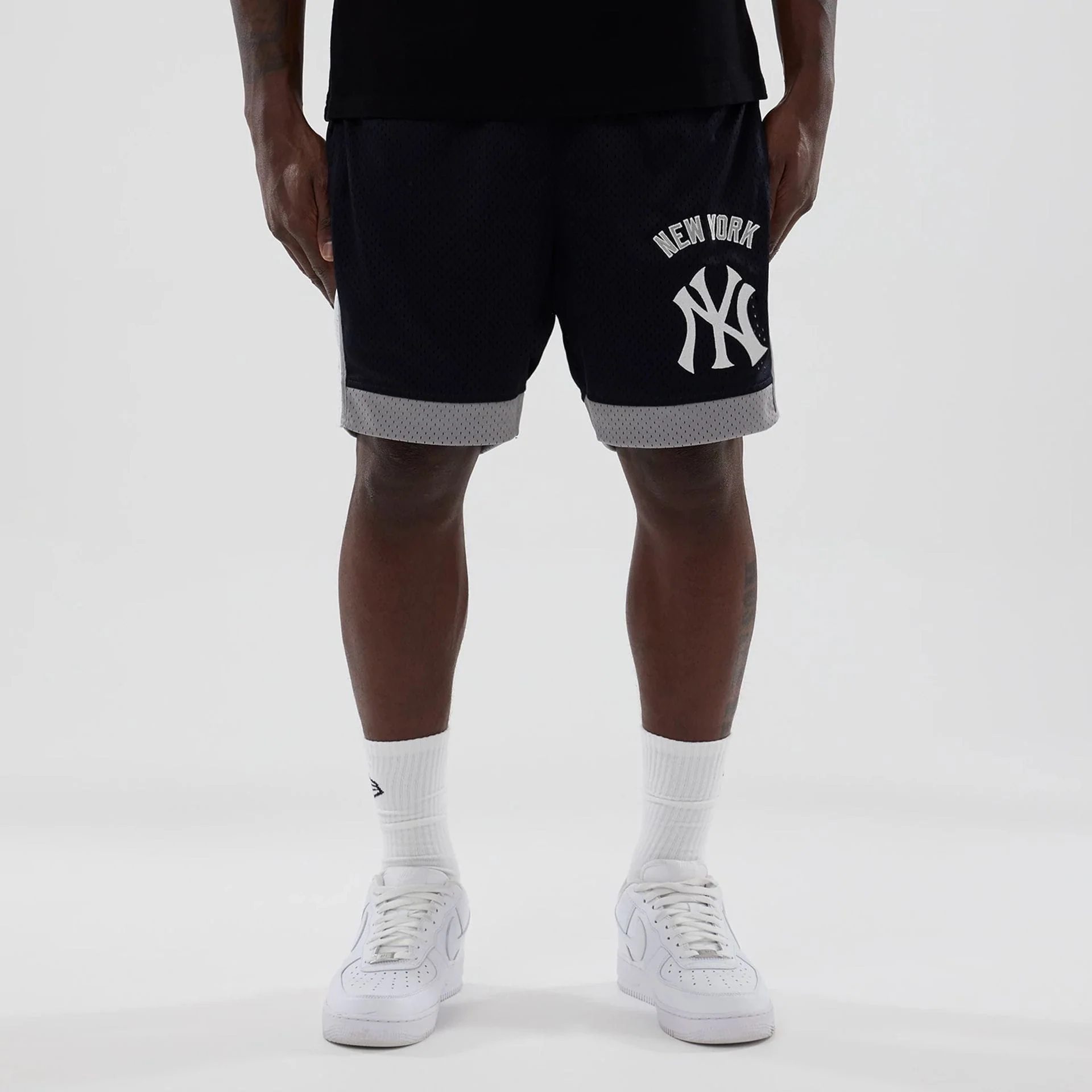 New York Yankees MLB Navy Mesh Shorts