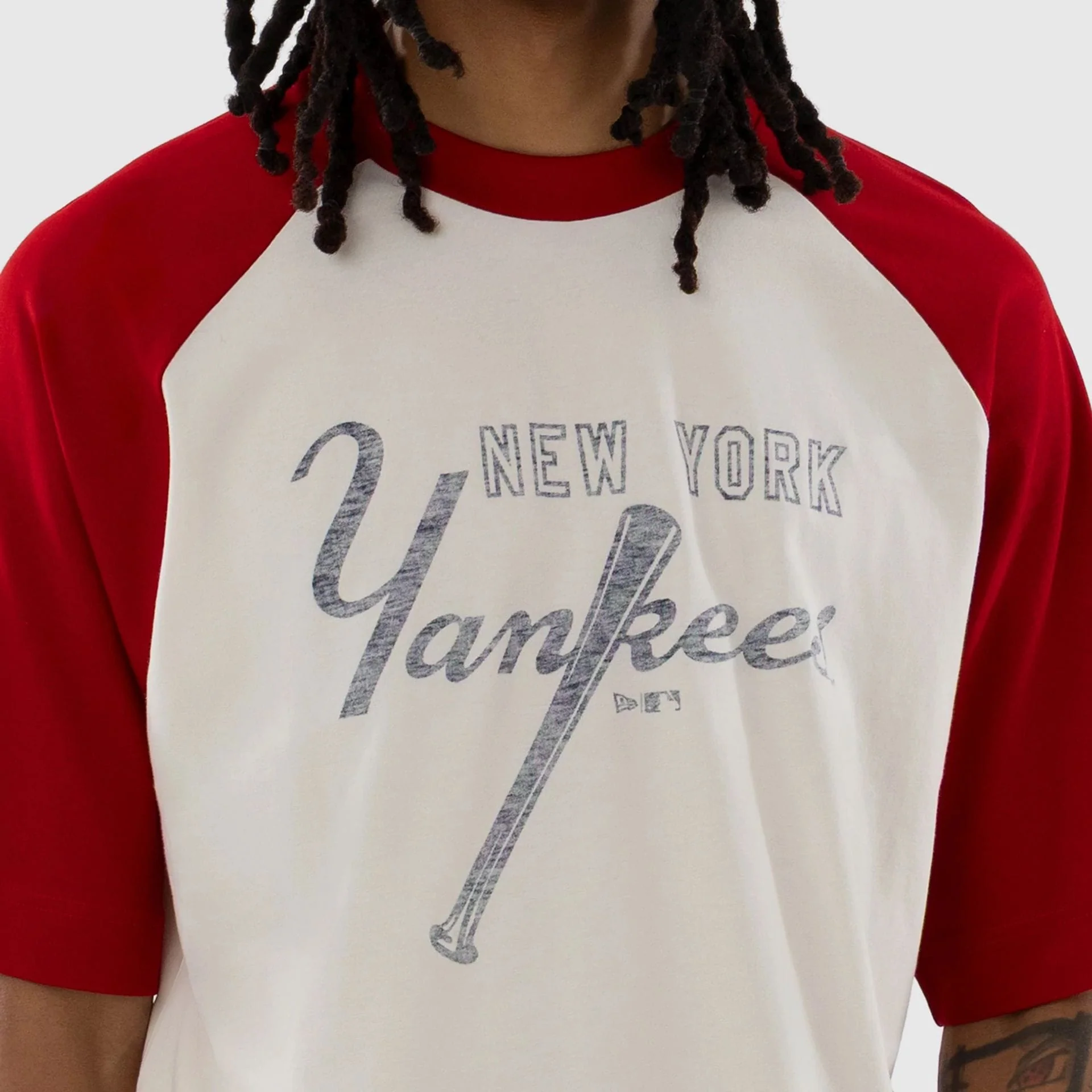 New York Yankees MLB Open White Boxy T-Shirt - Image 4