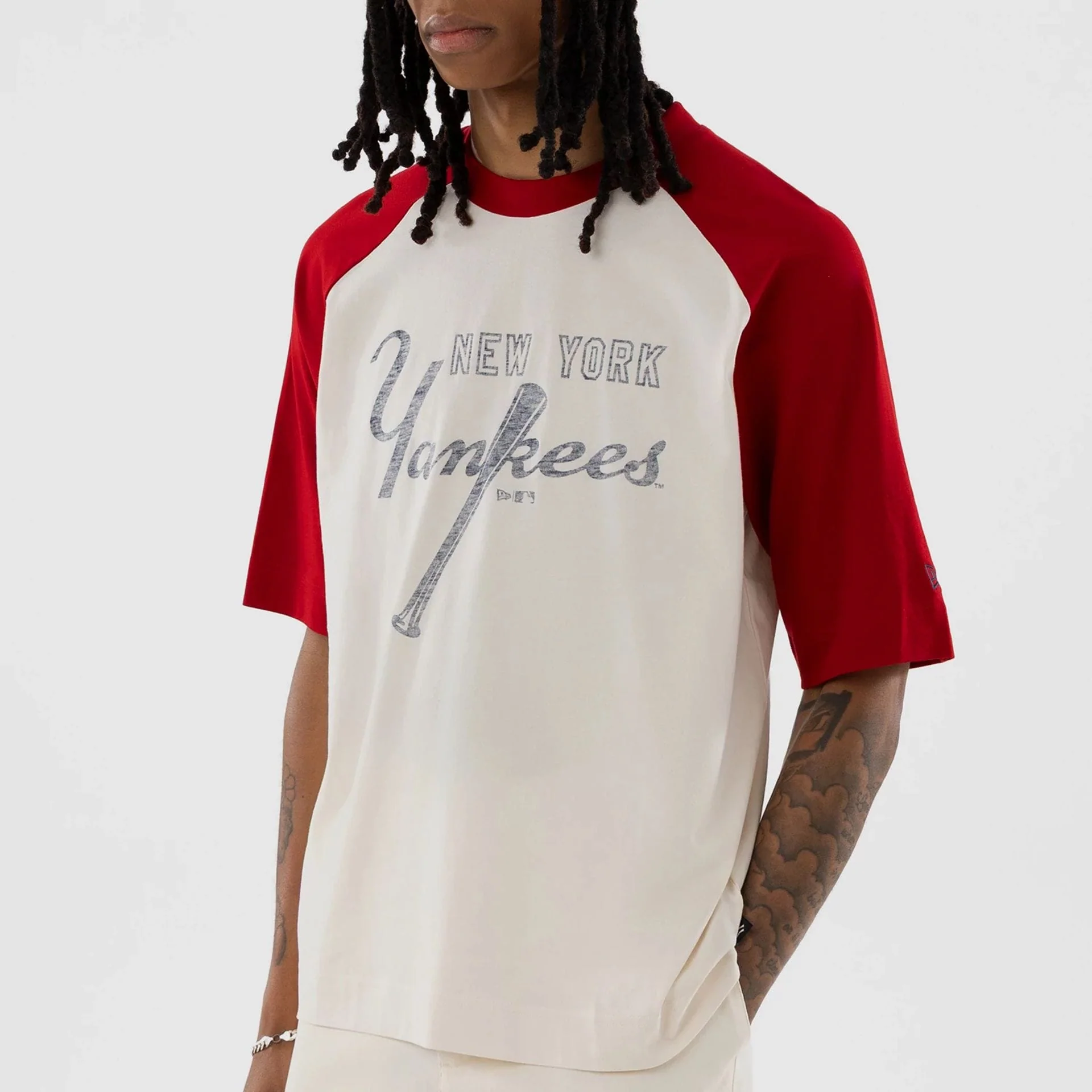 New York Yankees MLB Open White Boxy T-Shirt - Image 5