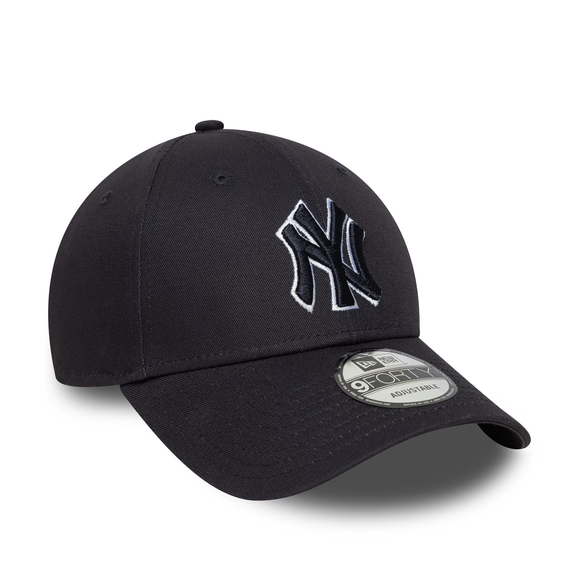New York Yankees MLB Outline Navy 9FORTY Adjustable Cap - Image 3