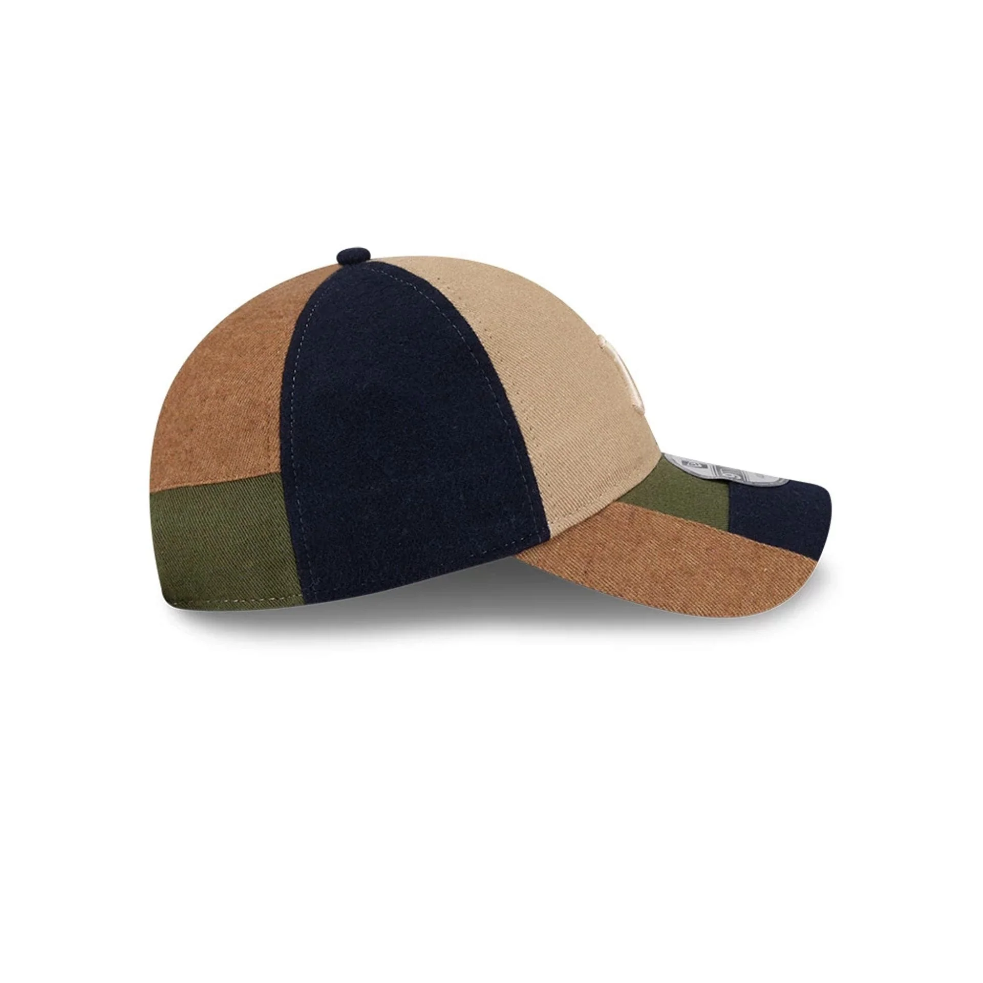 New York Yankees MLB Patchwork Open Brown 9TWENTY Adjustable Cap - Image 6