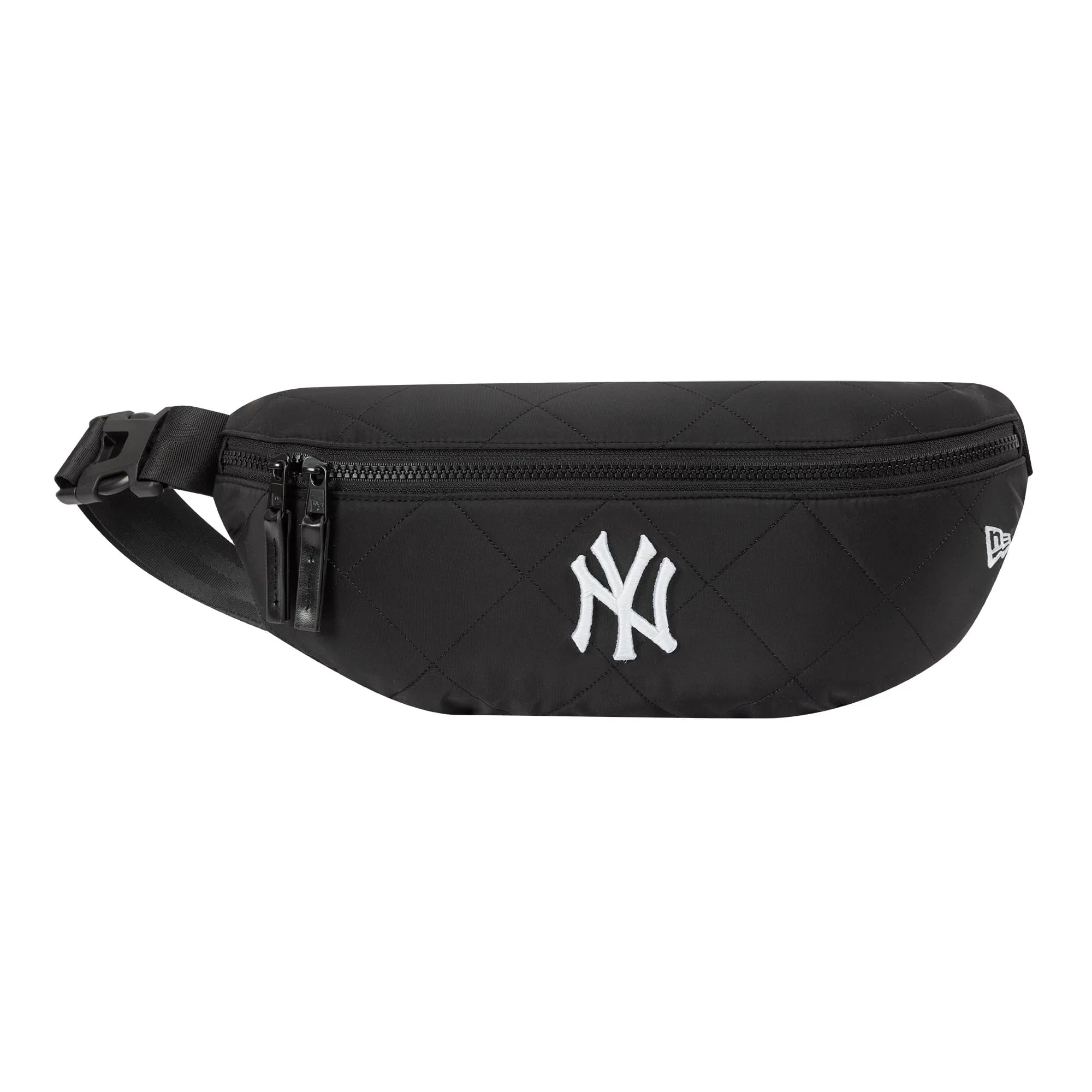 New York Yankees MLB Quilted Black Waist Bag