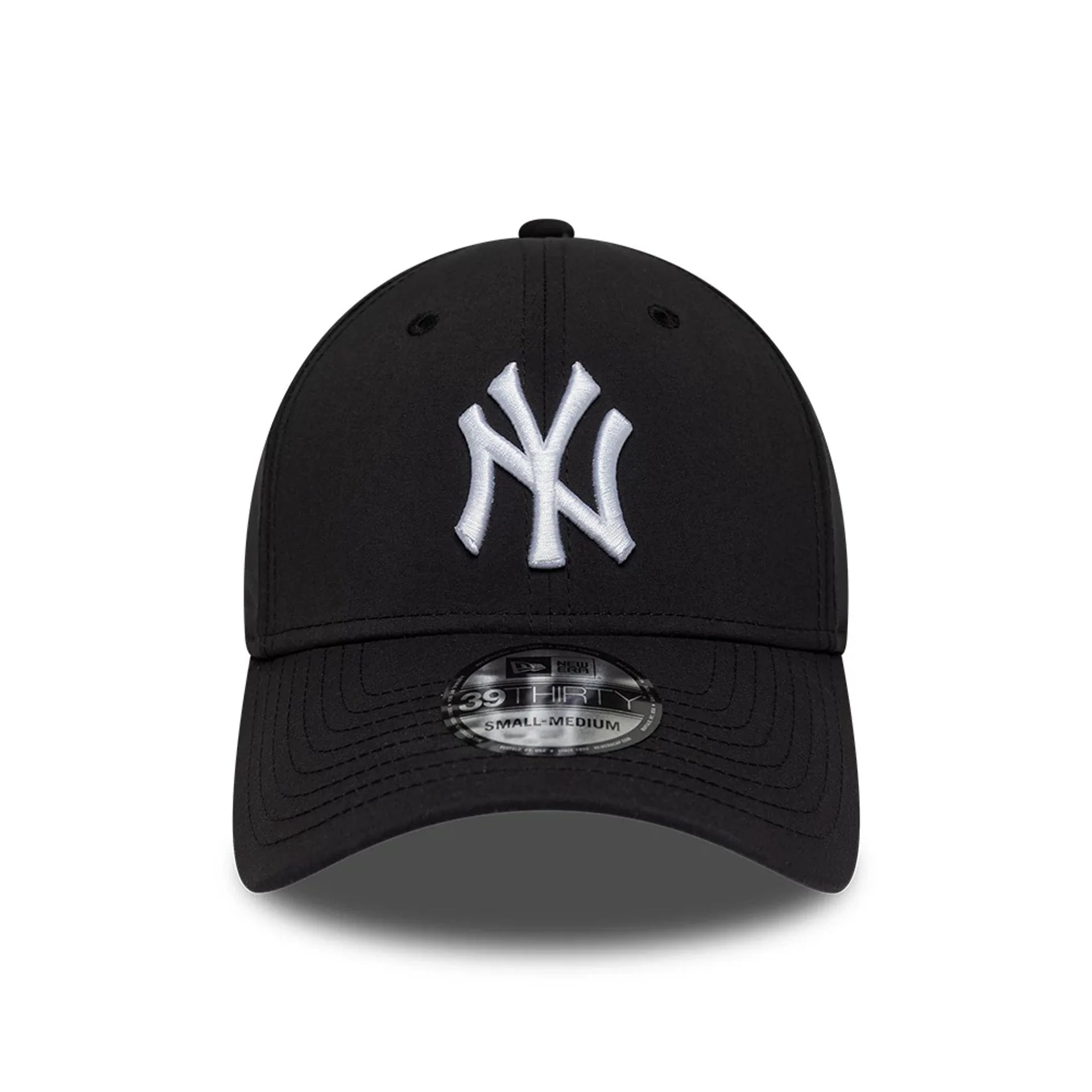 New York Yankees MLB Recycled Black 39THIRTY Stretch Fit Cap - Image 2
