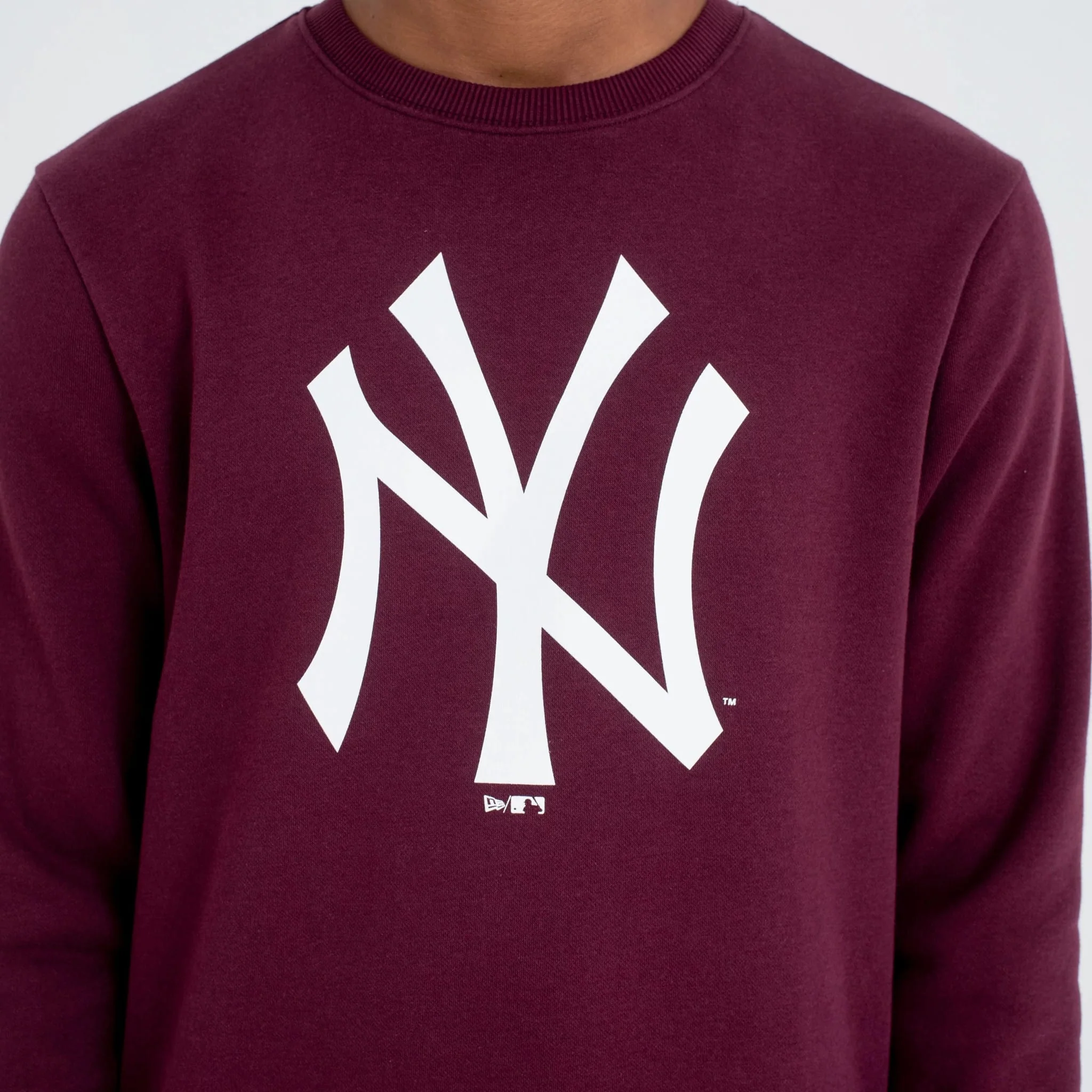 New York Yankees MLB Regular Dark Purple Crew Neck Sweatshirt - Image 4