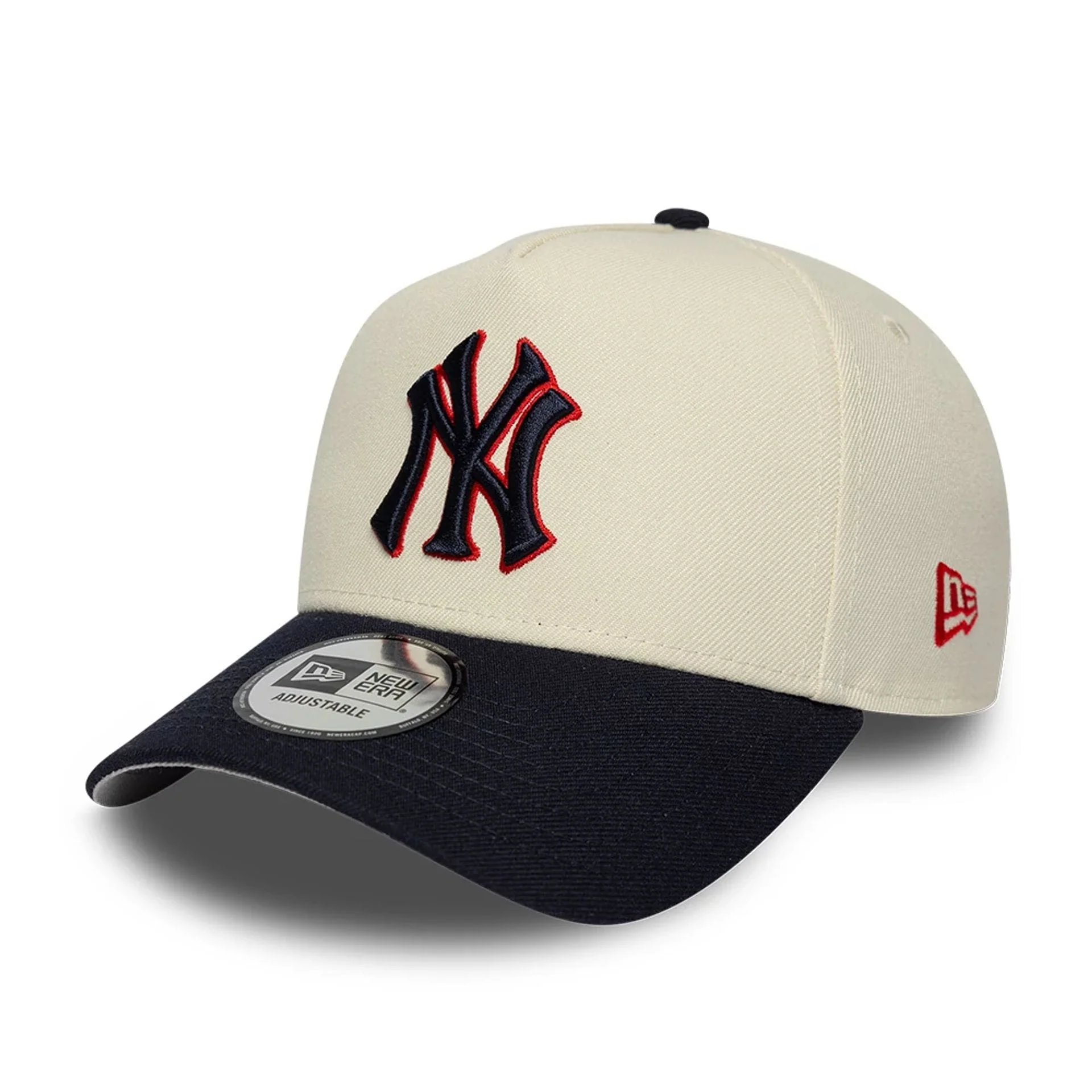 New York Yankees MLB Side Hit Cream 9FORTY E-Frame Adjustable Cap - Image 4