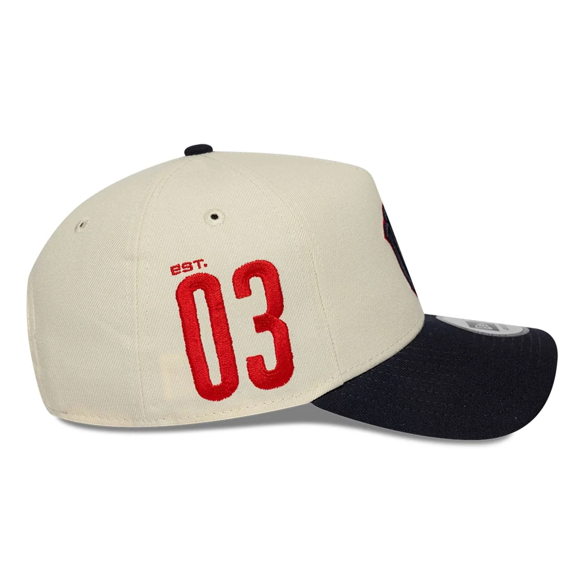 New York Yankees MLB Side Hit Cream 9FORTY E-Frame Adjustable Cap - Image 5
