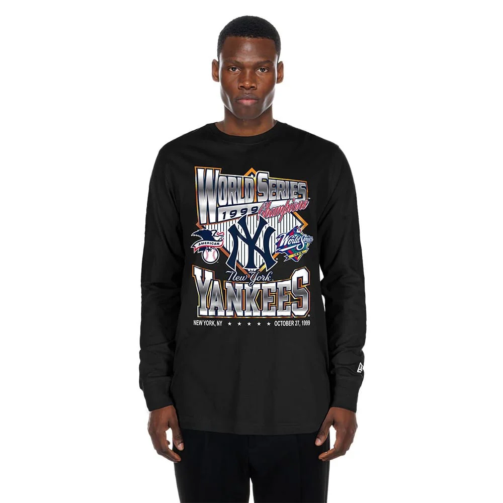 New York Yankees MLB Sport Classic Black Long Sleeve T-Shirt