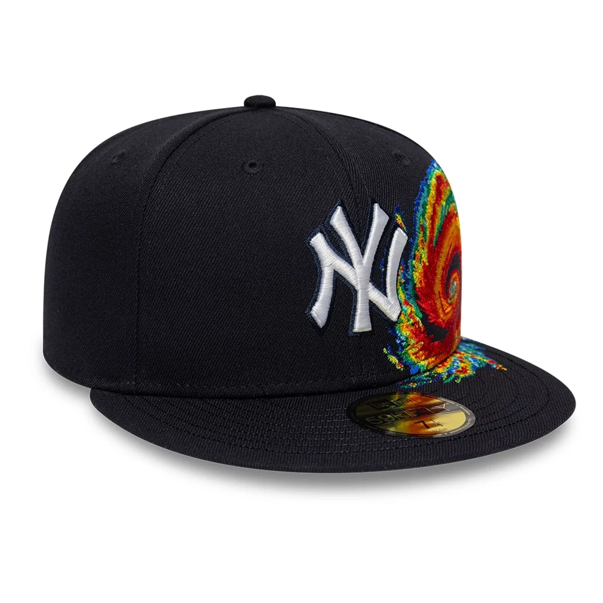 New York Yankees MLB Storm Pattern Navy 59FIFTY Fitted Cap - Image 3